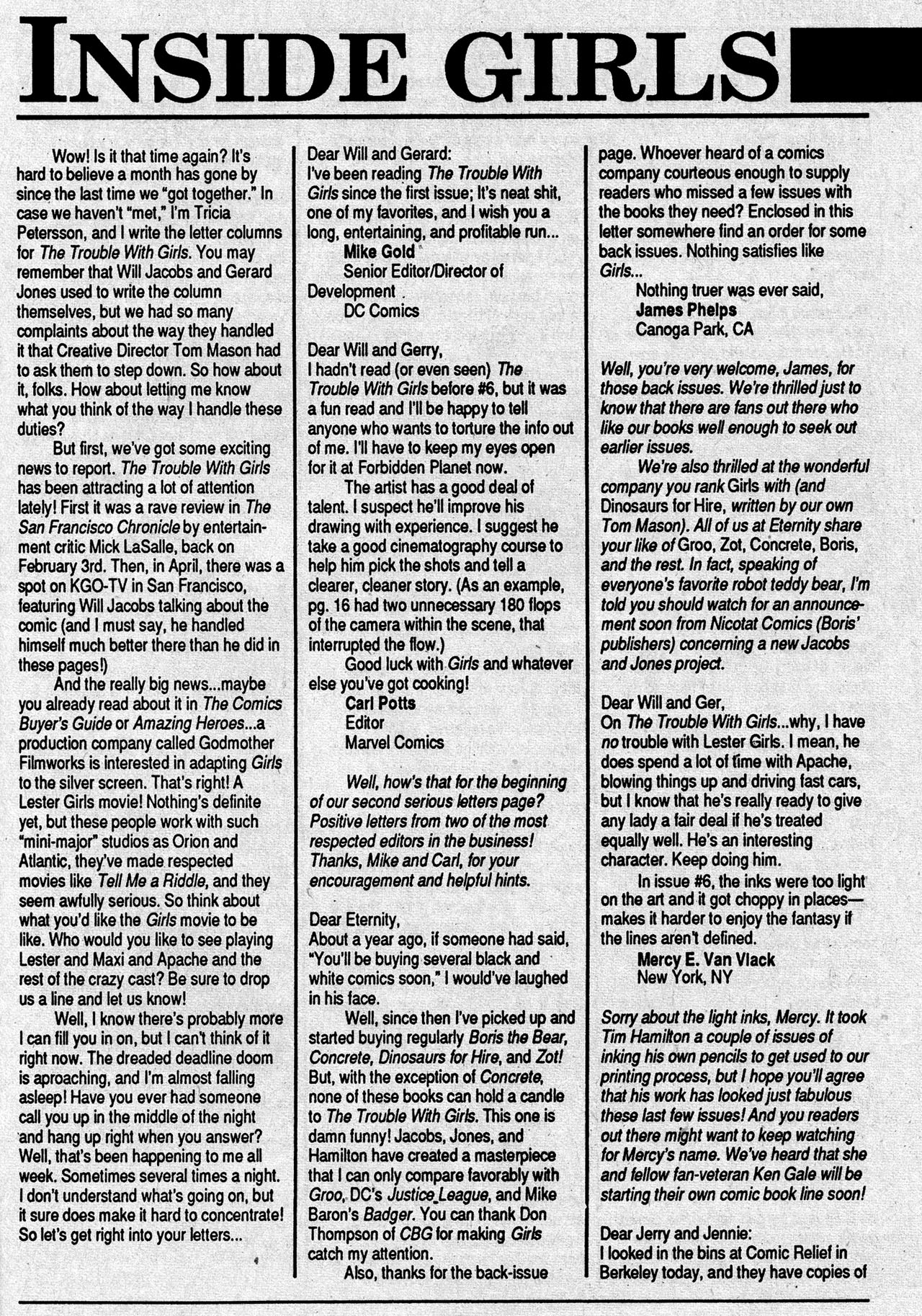 Read online The Trouble with Girls comic -  Issue #11 - 27