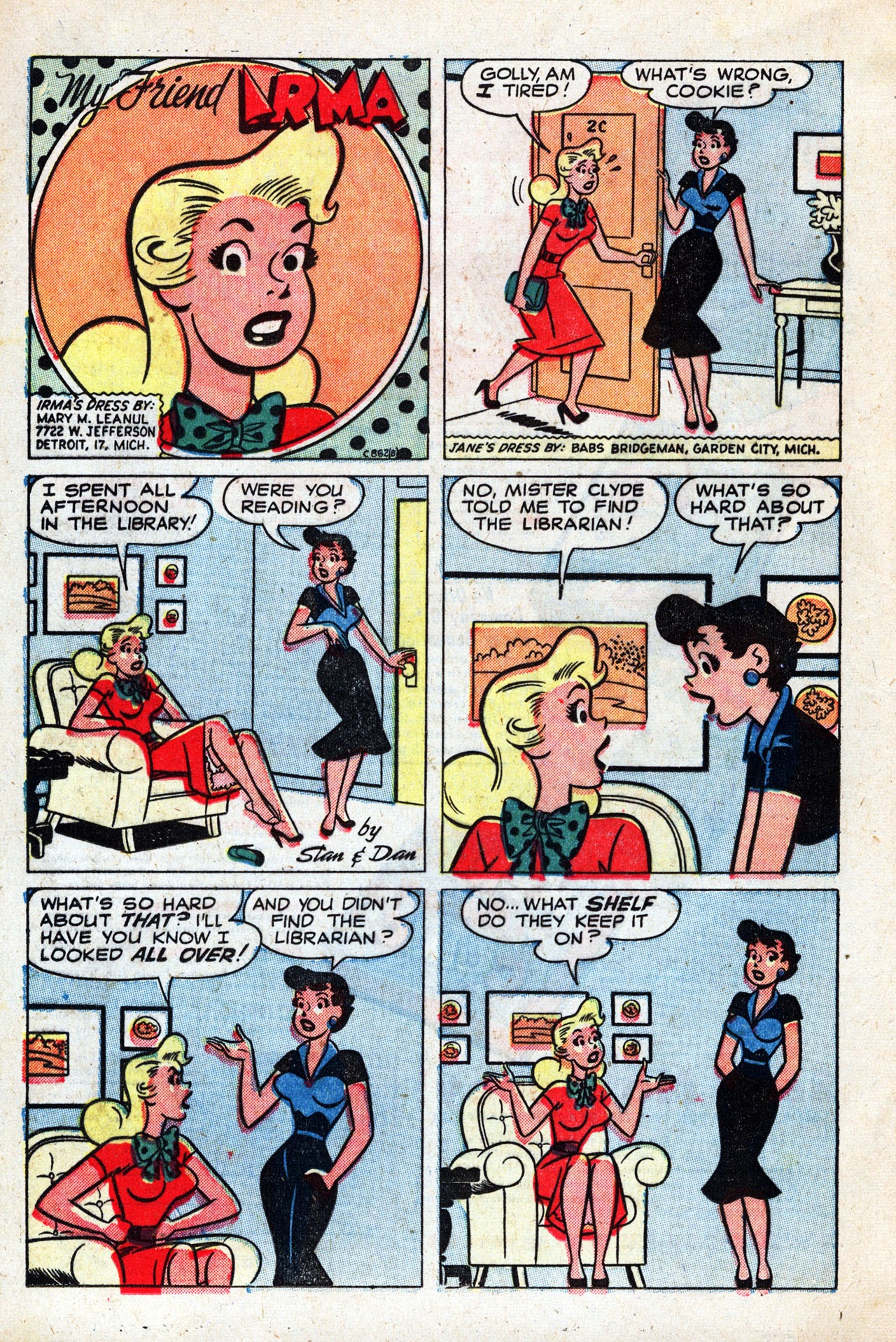 Read online My Friend Irma comic -  Issue #35 - 16