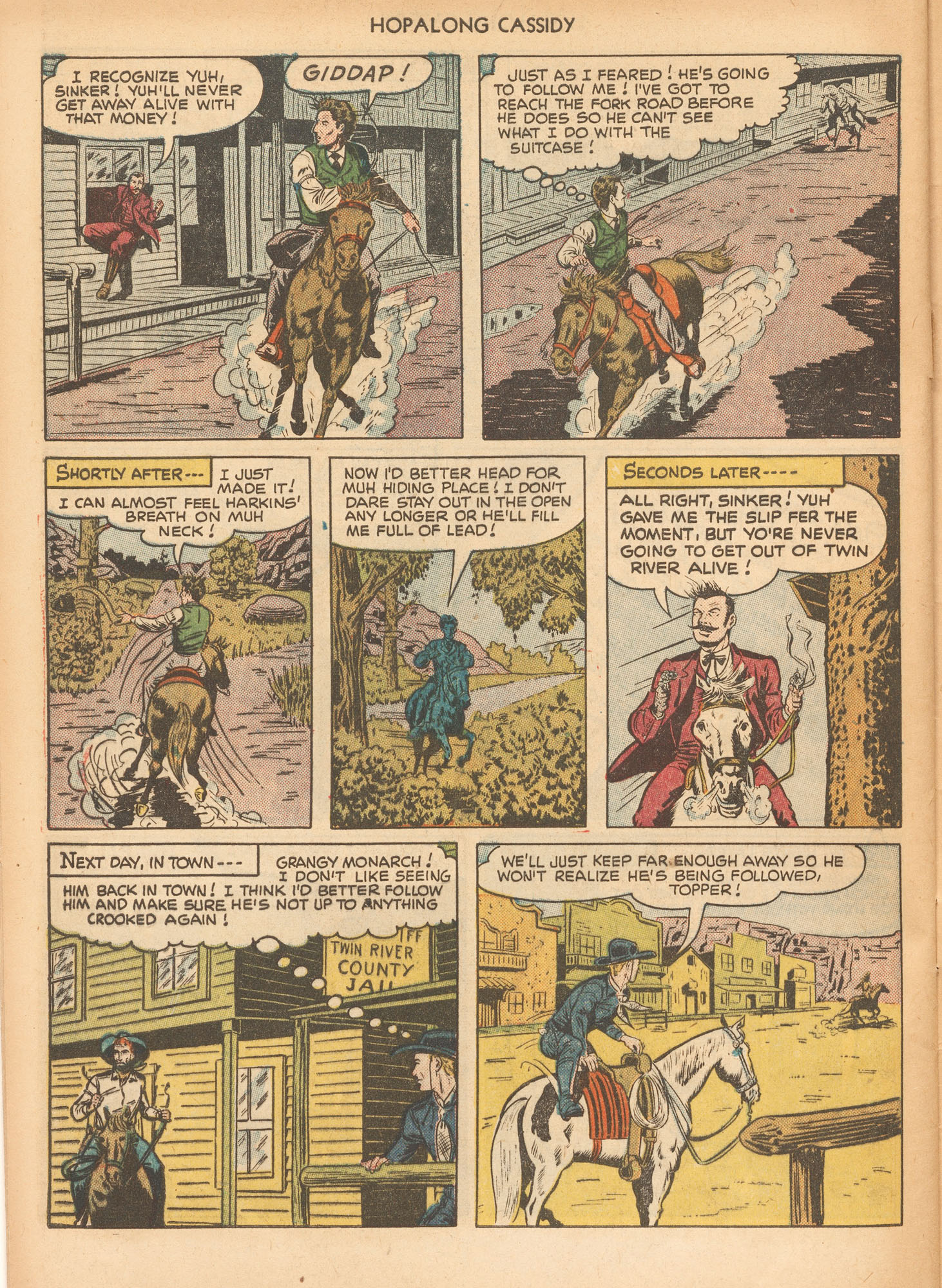 Read online Hopalong Cassidy comic -  Issue #57 - 28