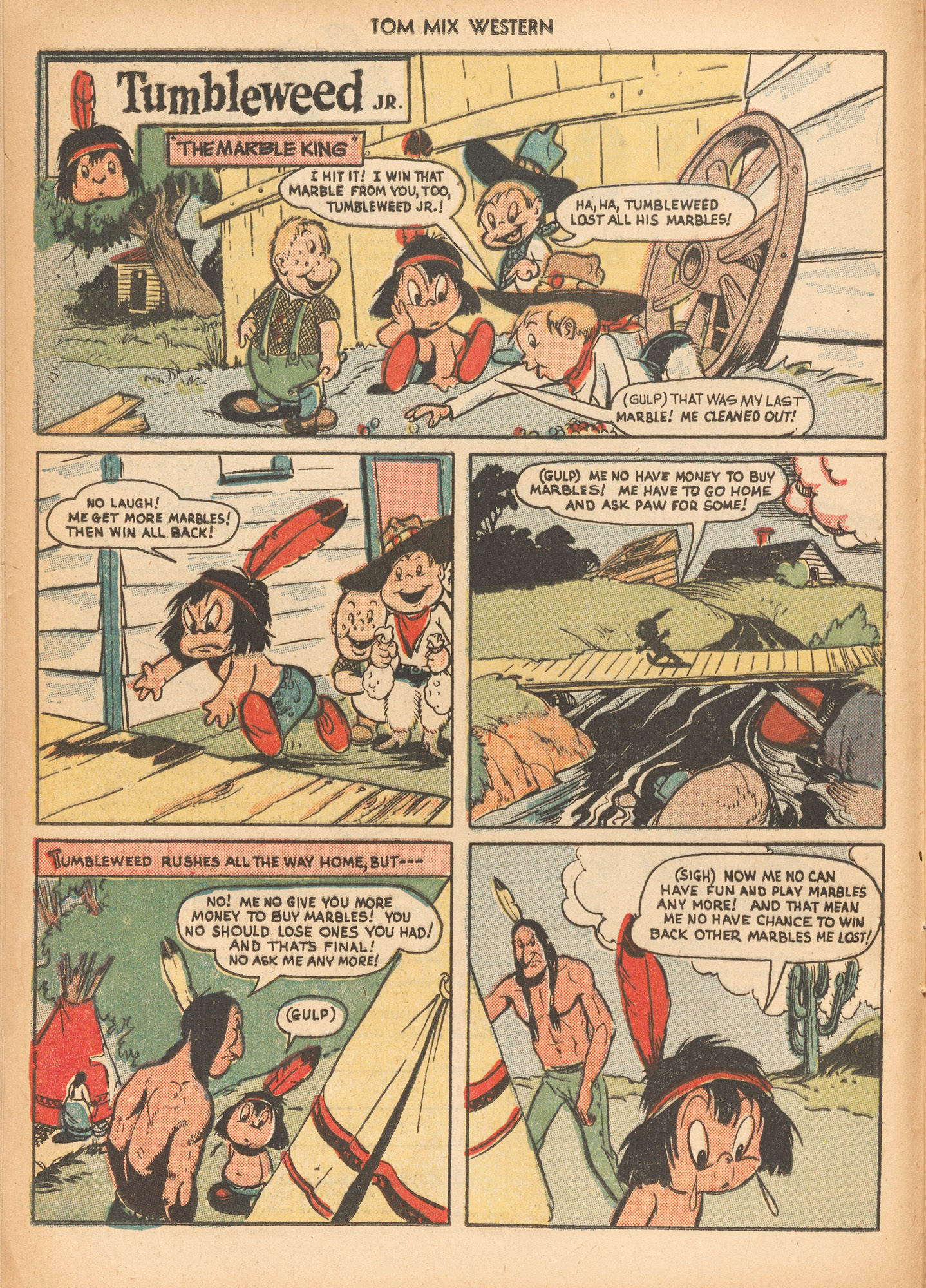 Read online Tom Mix Western (1948) comic -  Issue #26 - 12