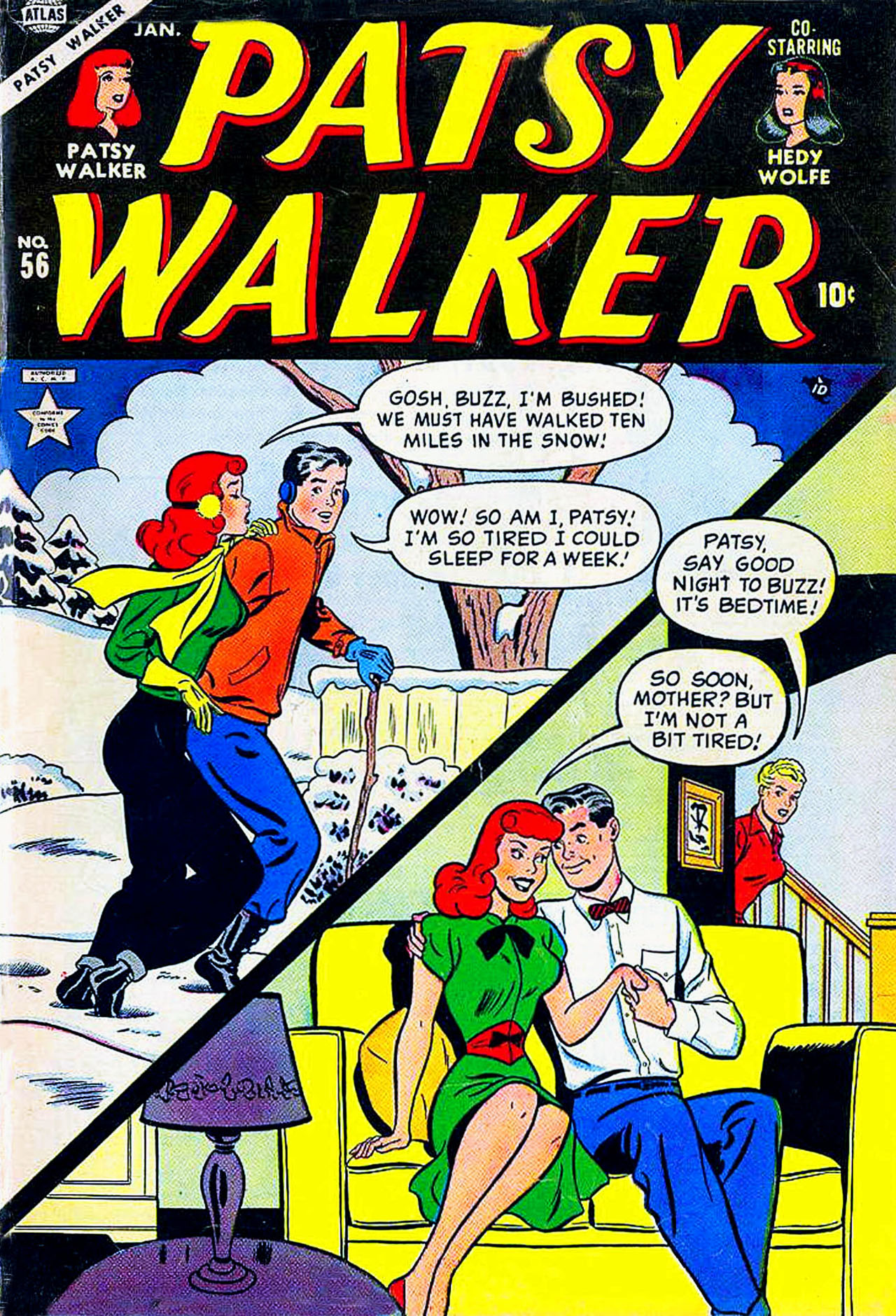 Read online Patsy Walker comic -  Issue #56 - 1