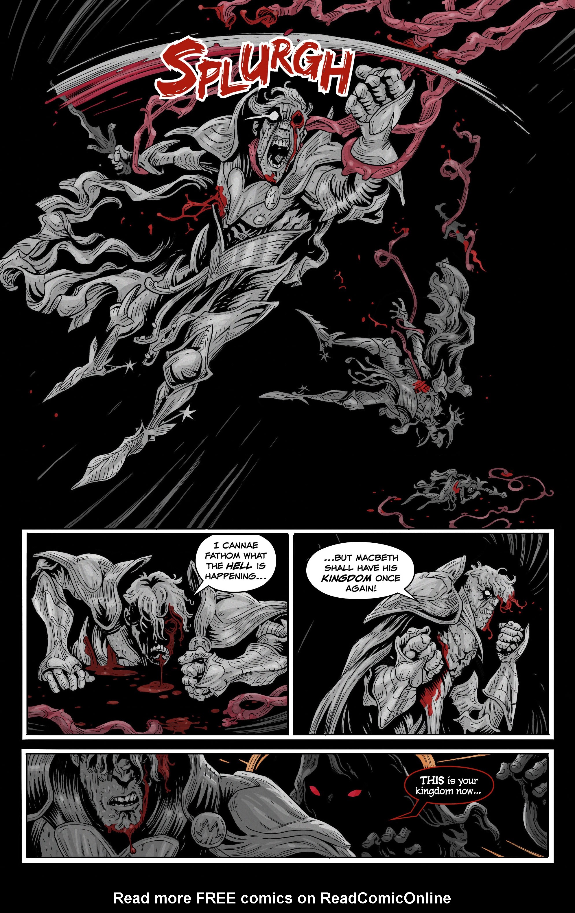 Read online Macbeth: A Tale of Horror comic -  Issue # TPB - 87