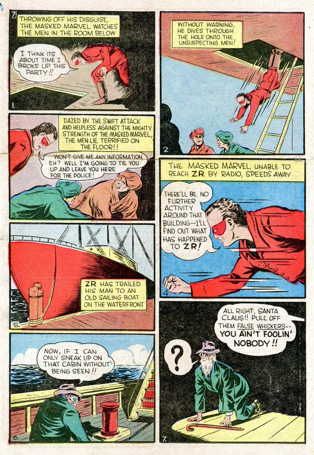 Read online Masked Marvel comic -  Issue #2 - 18