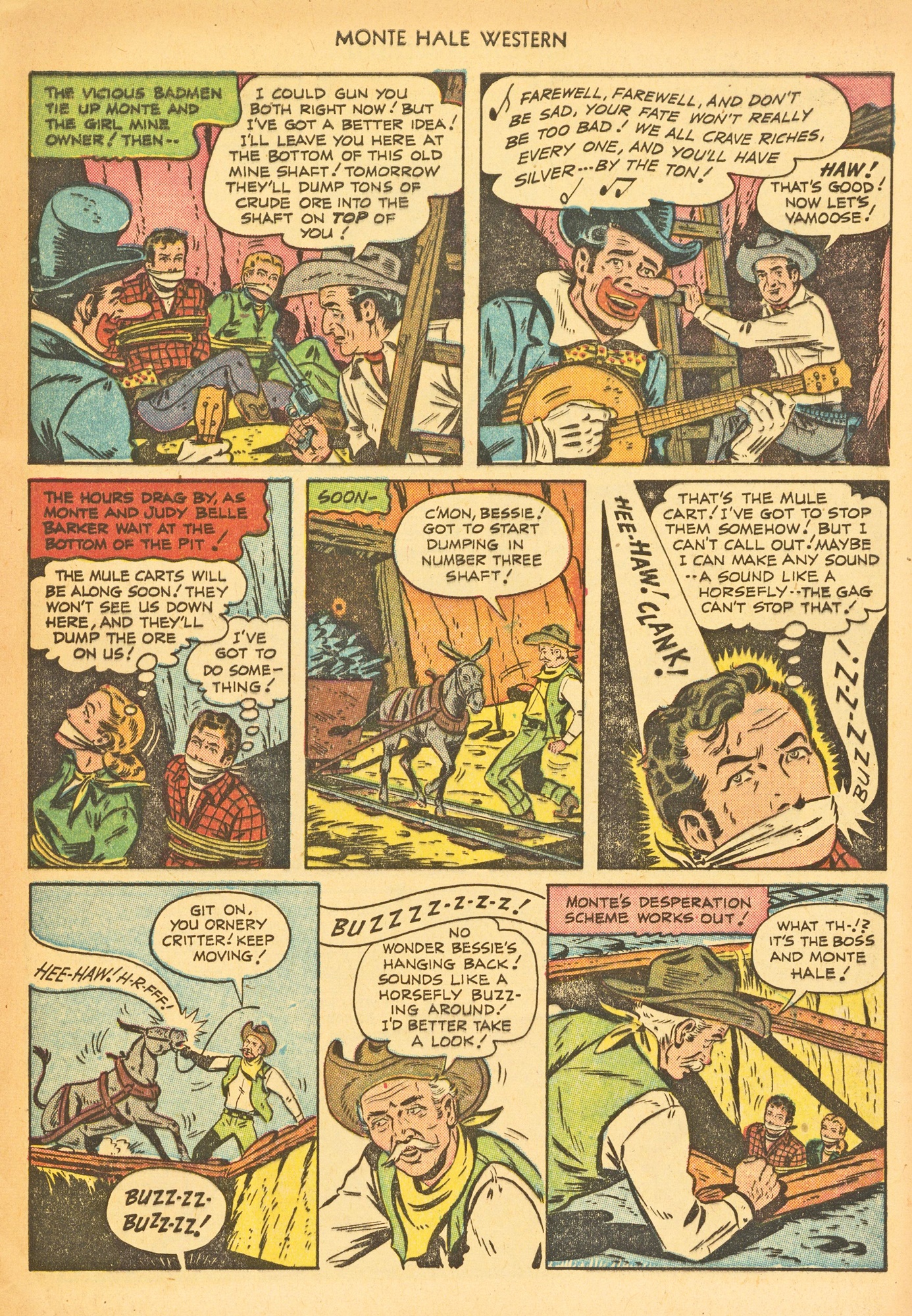 Read online Monte Hale Western comic -  Issue #66 - 9