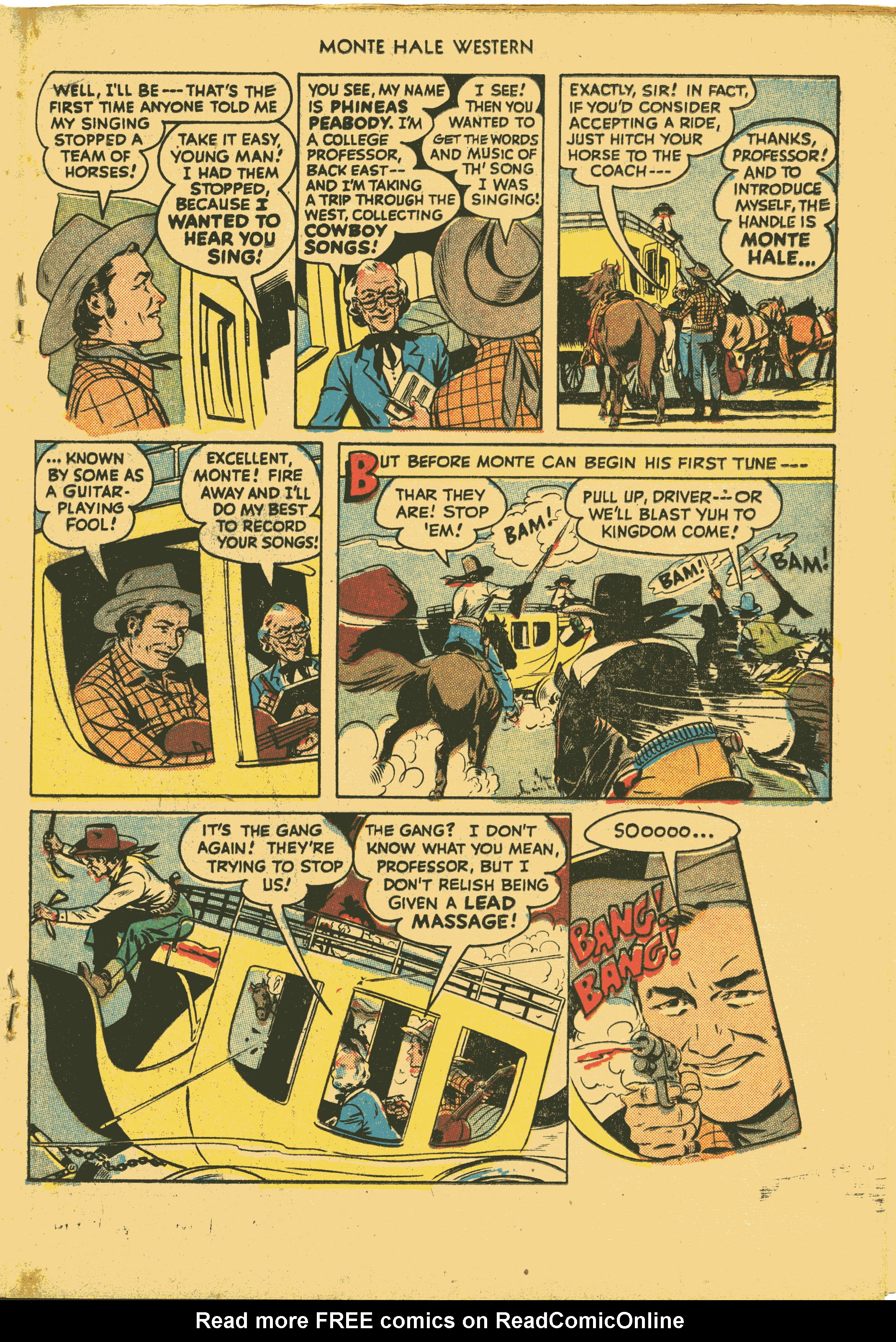 Read online Monte Hale Western comic -  Issue #31 - 27