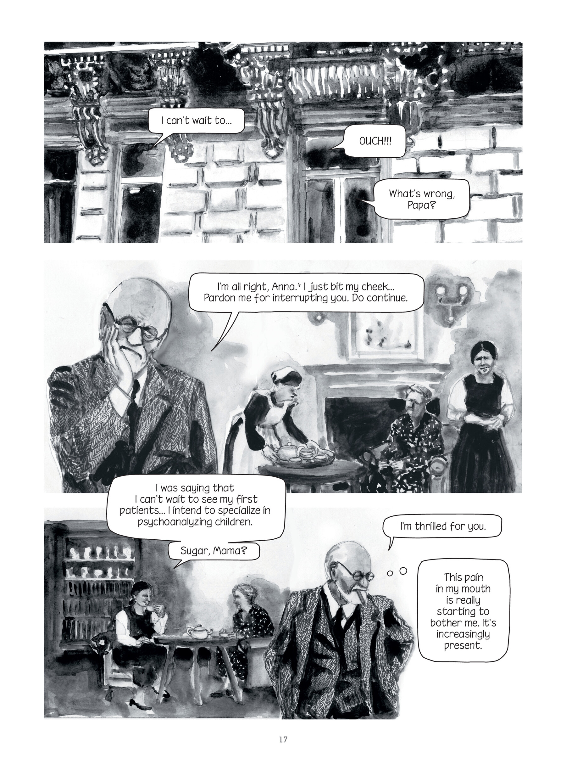 Read online Through Clouds of Smoke: Freud's Final Days comic -  Issue # TPB - 18