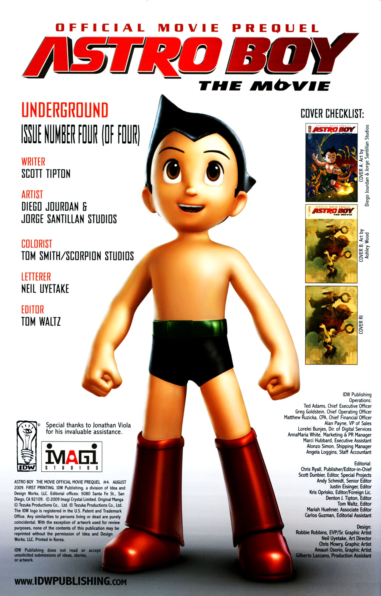 Read online Astro Boy: The Movie: Official Movie Prequel comic -  Issue #4 - 2