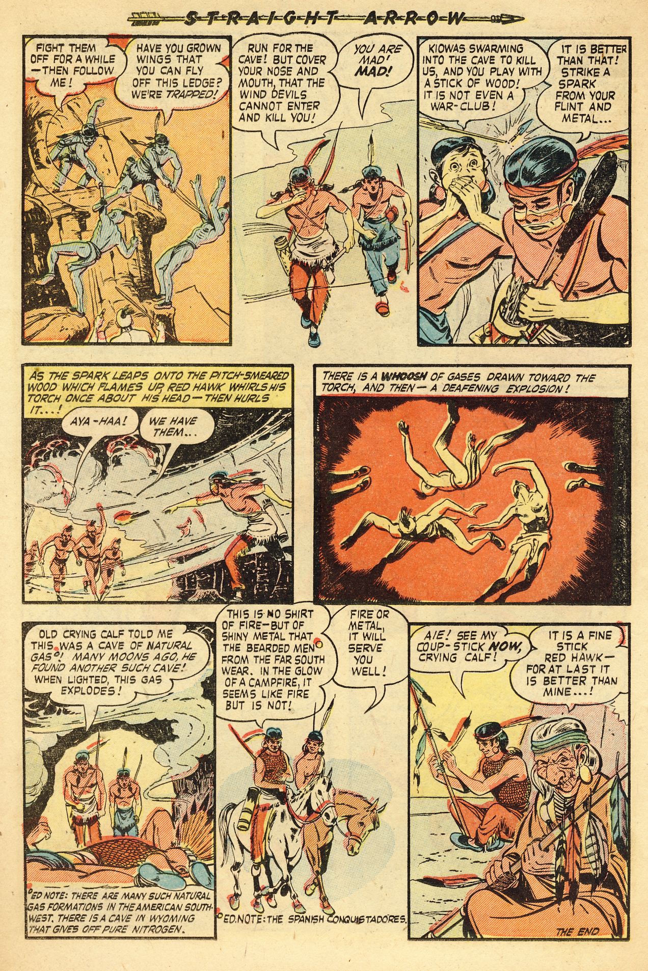 Read online Straight Arrow comic -  Issue #15 - 24