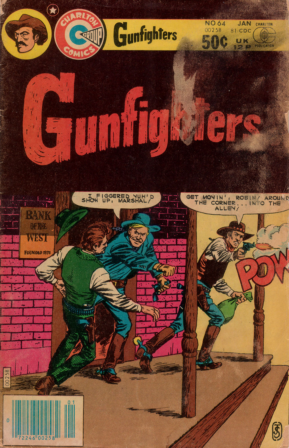 Read online Gunfighters comic -  Issue #64 - 1