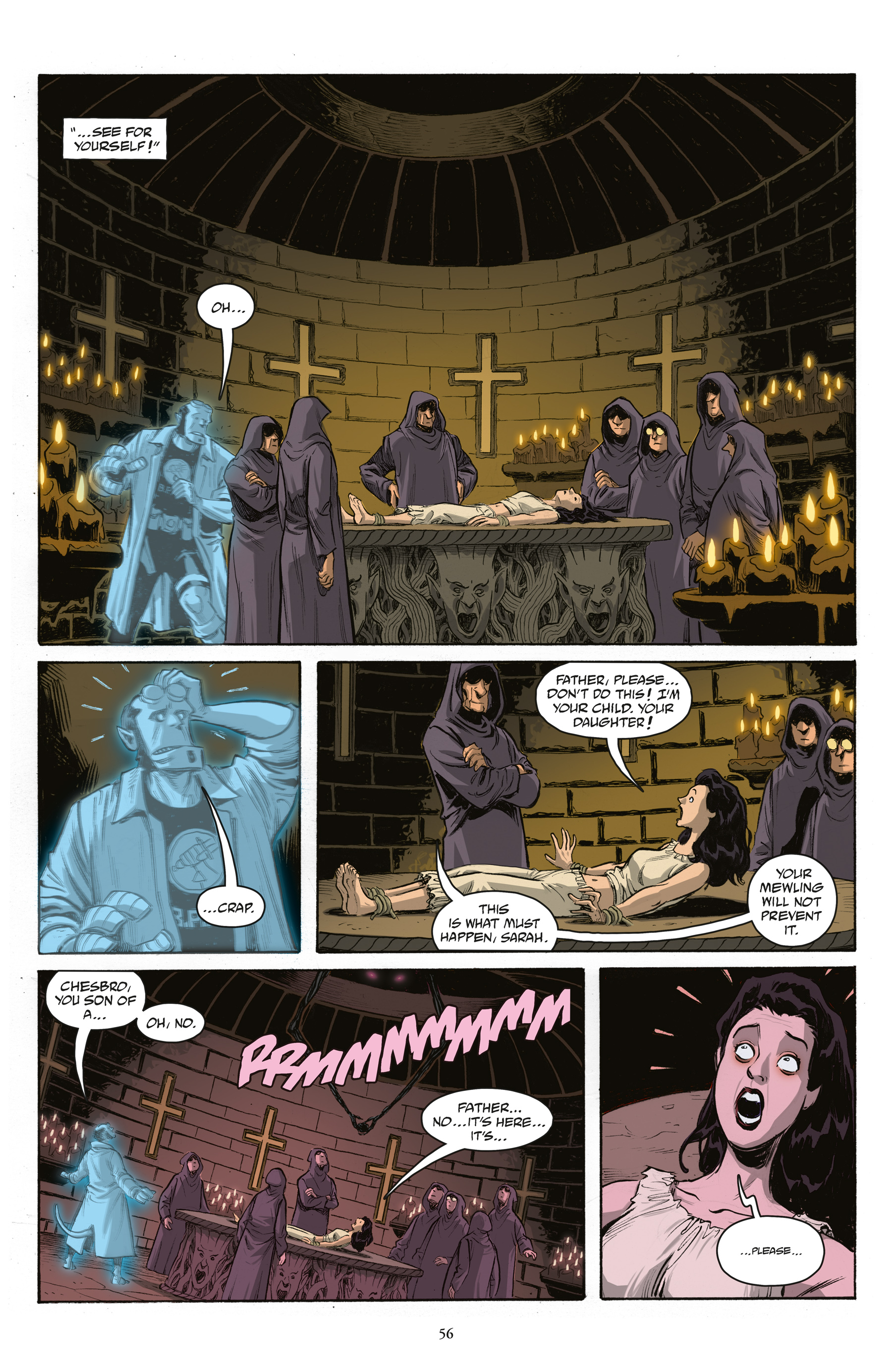 Read online Hellboy and the B.P.R.D.: The Secret of Chesbro House & Others comic -  Issue # TPB (Part 1) - 56