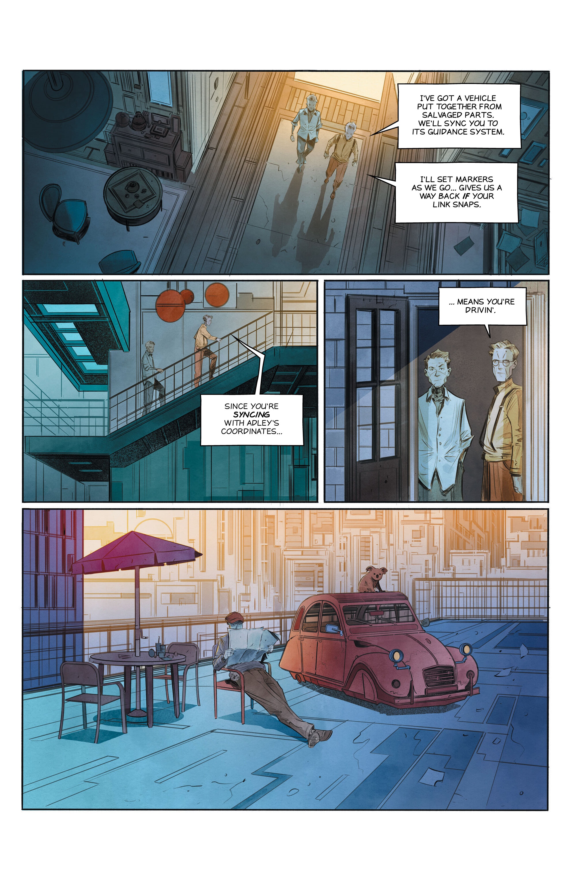 Read online Hexagon Bridge comic -  Issue #5 - 9