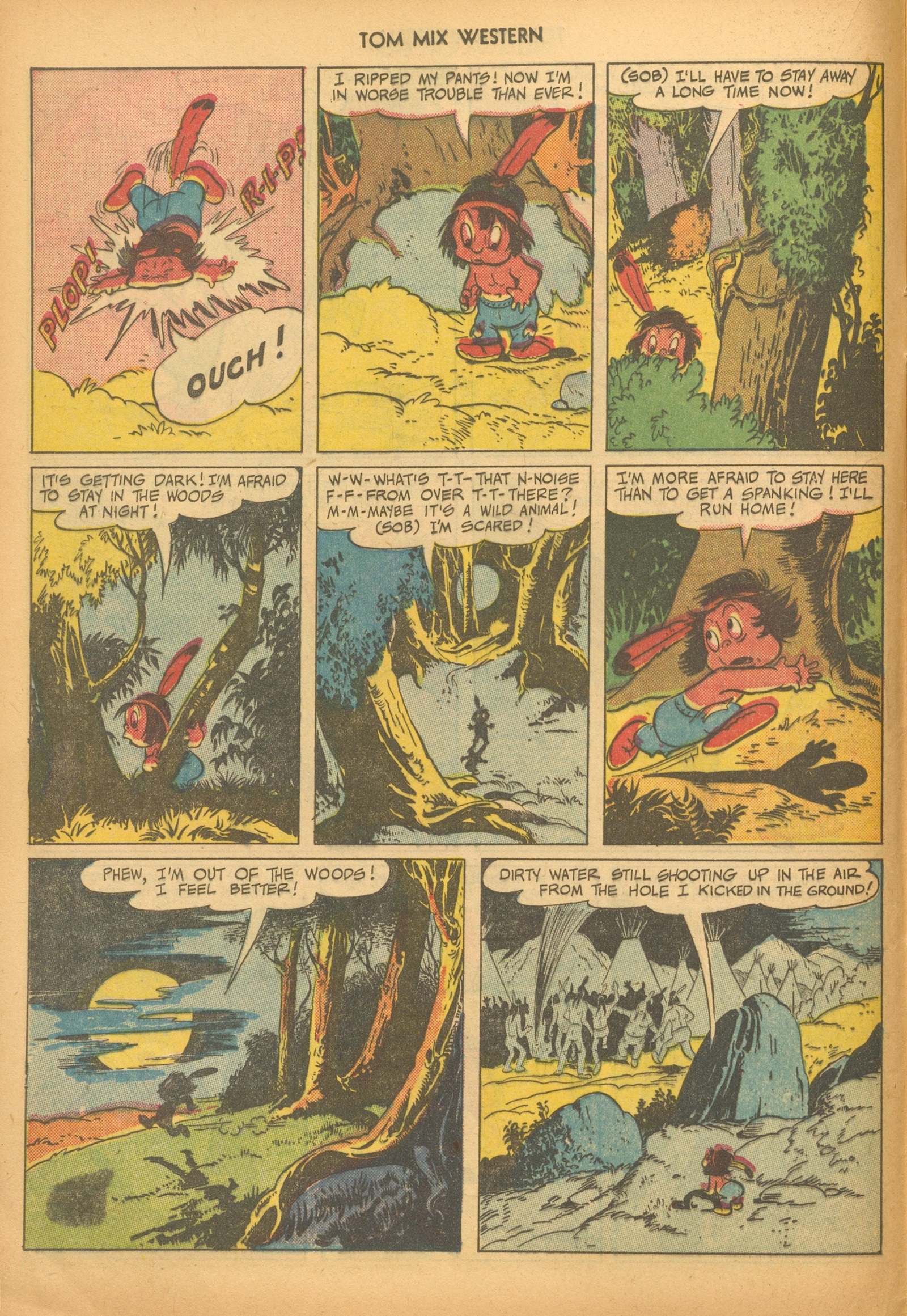 Read online Tom Mix Western (1948) comic -  Issue #33 - 16