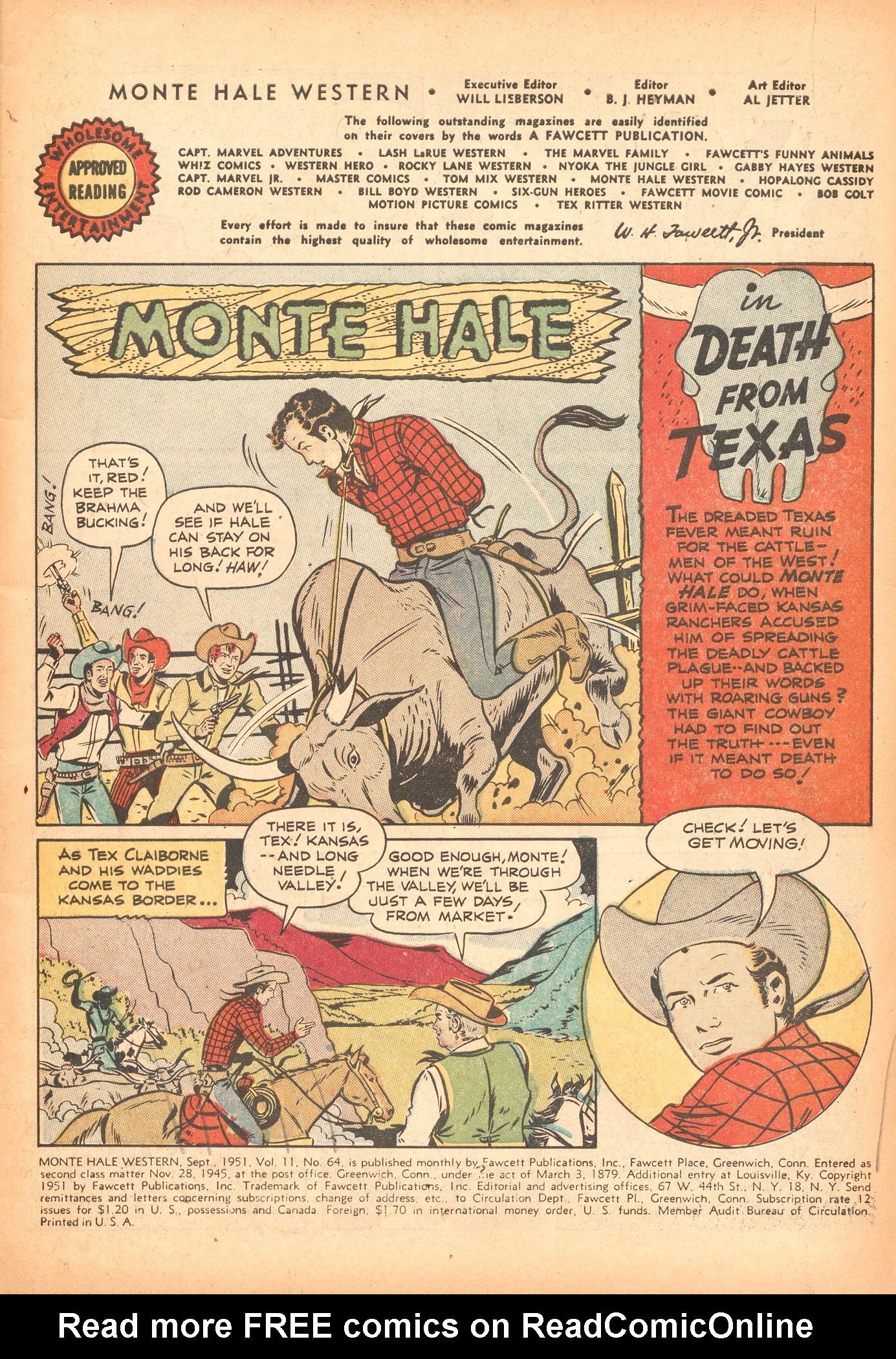 Read online Monte Hale Western comic -  Issue #64 - 3