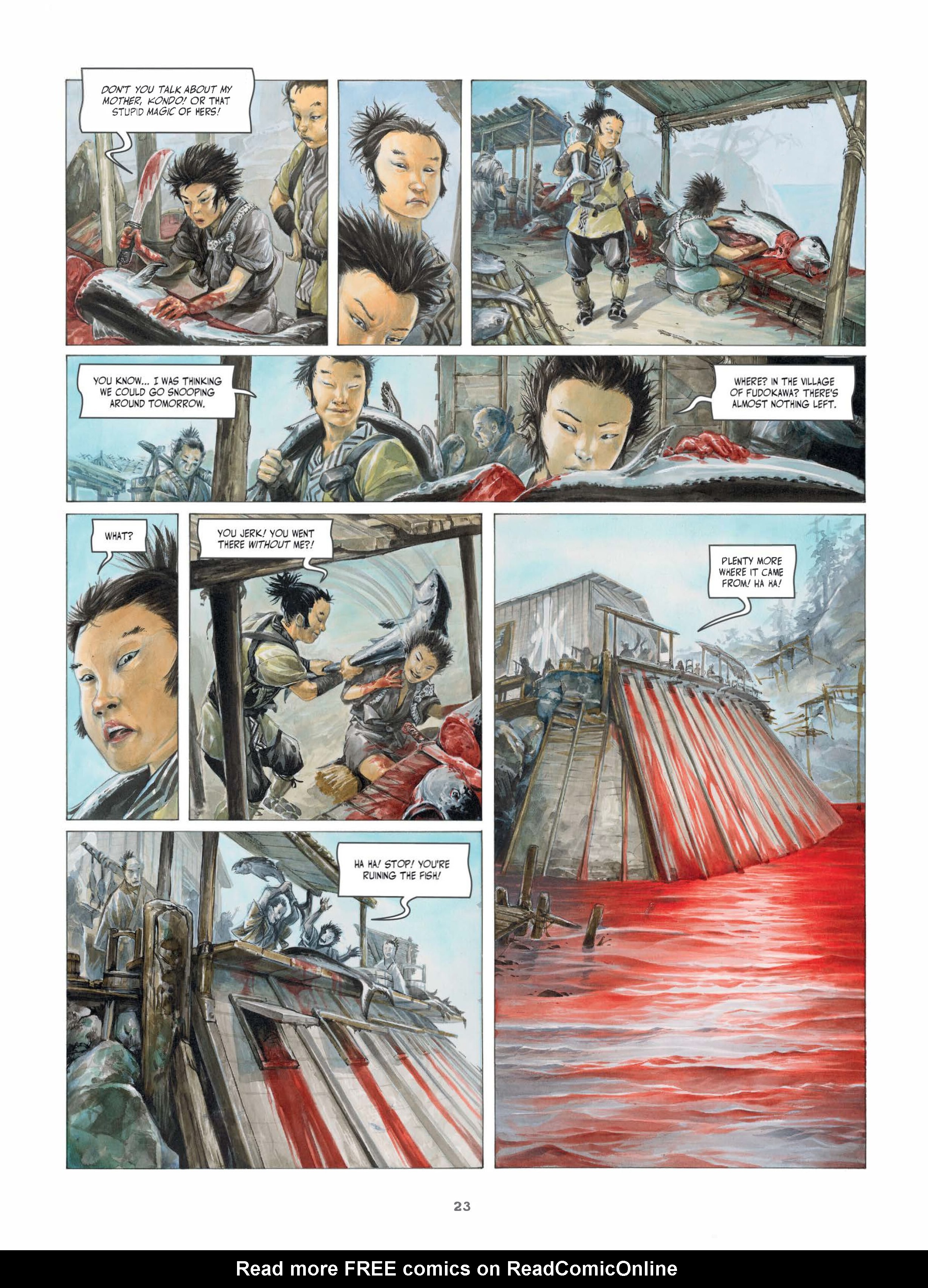 Read online Legends of the Pierced Veil: The Mask of Fudo comic -  Issue # TPB (Part 1) - 23