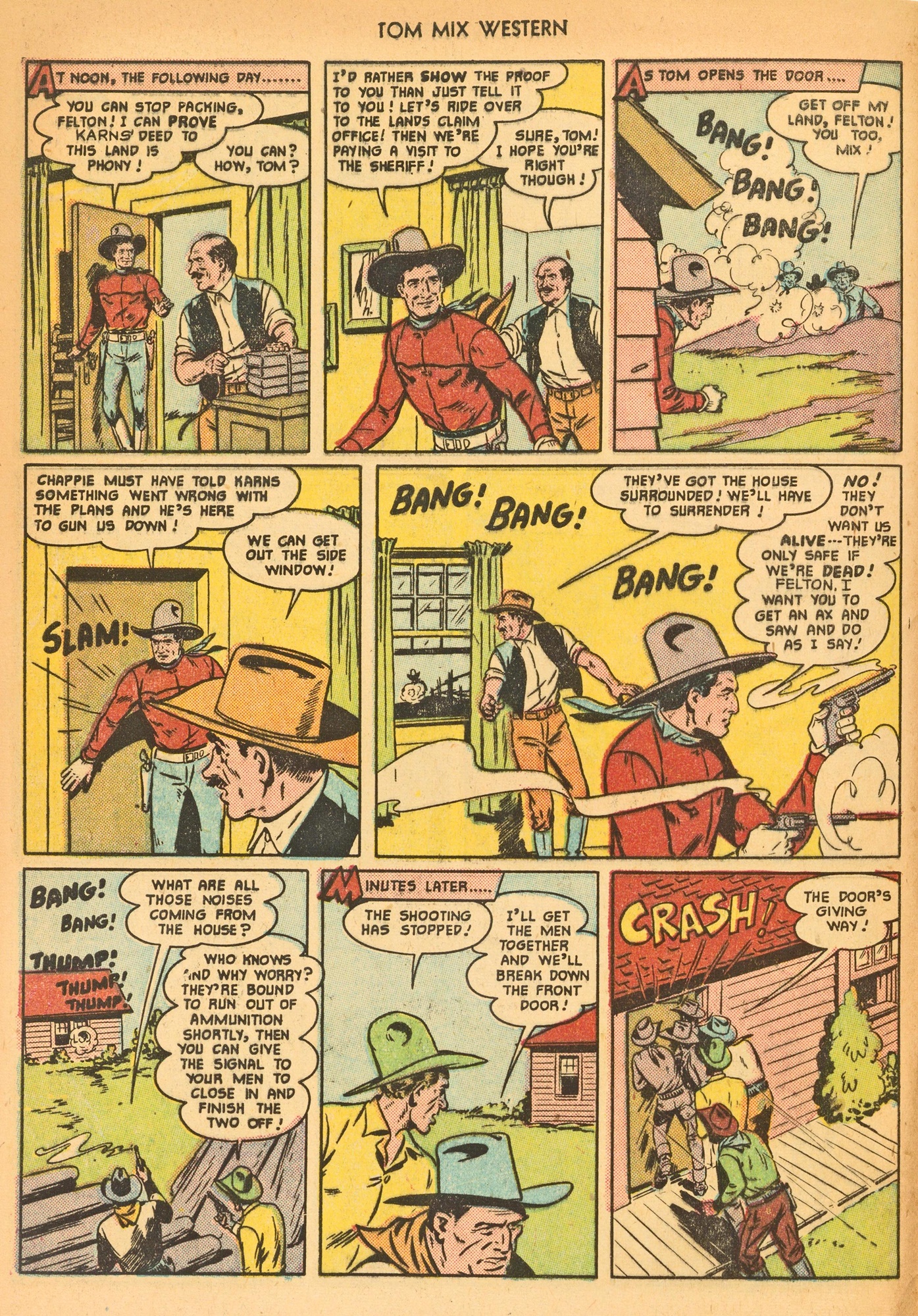Read online Tom Mix Western (1948) comic -  Issue #43 - 8