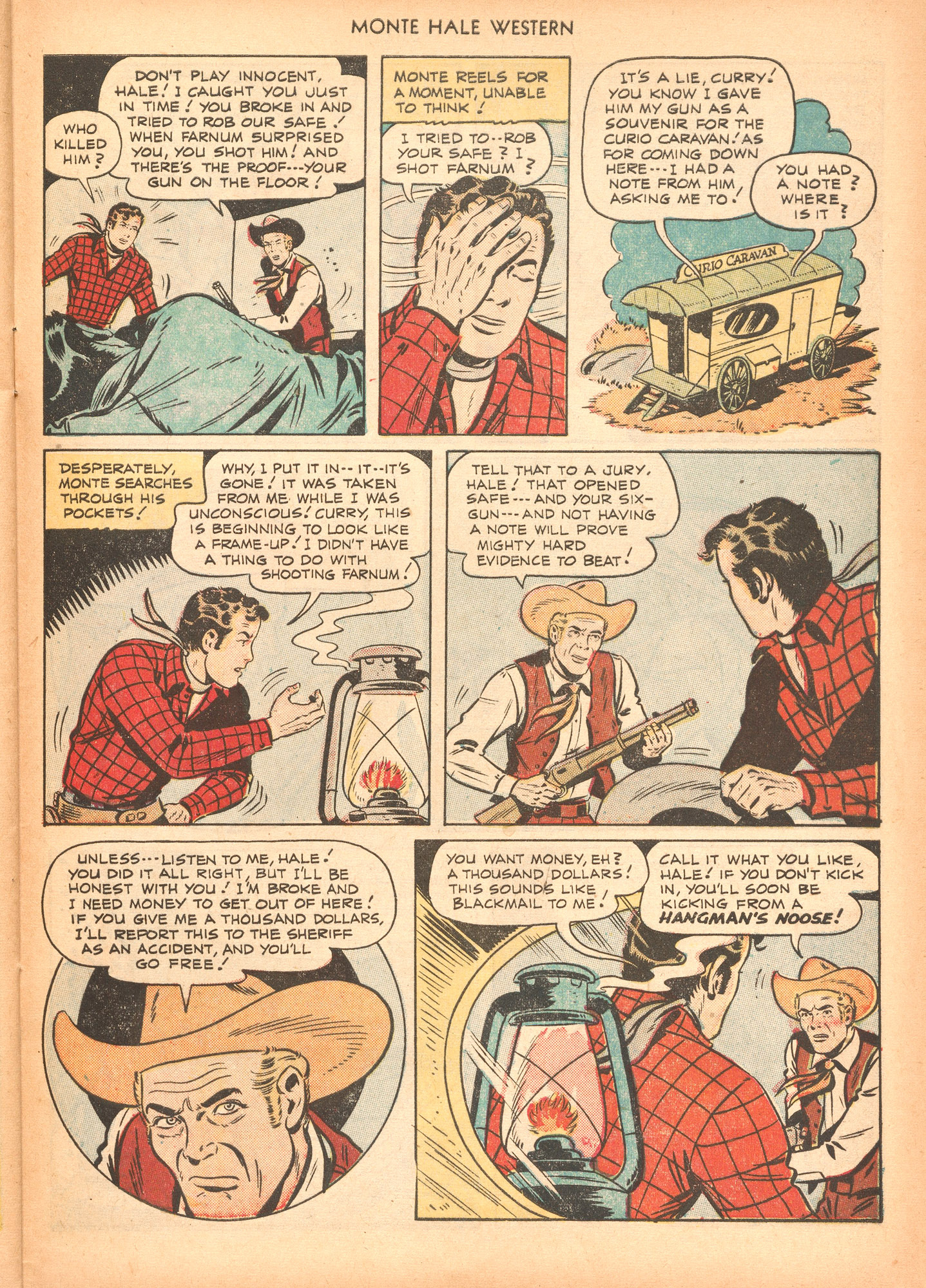 Read online Monte Hale Western comic -  Issue #64 - 29