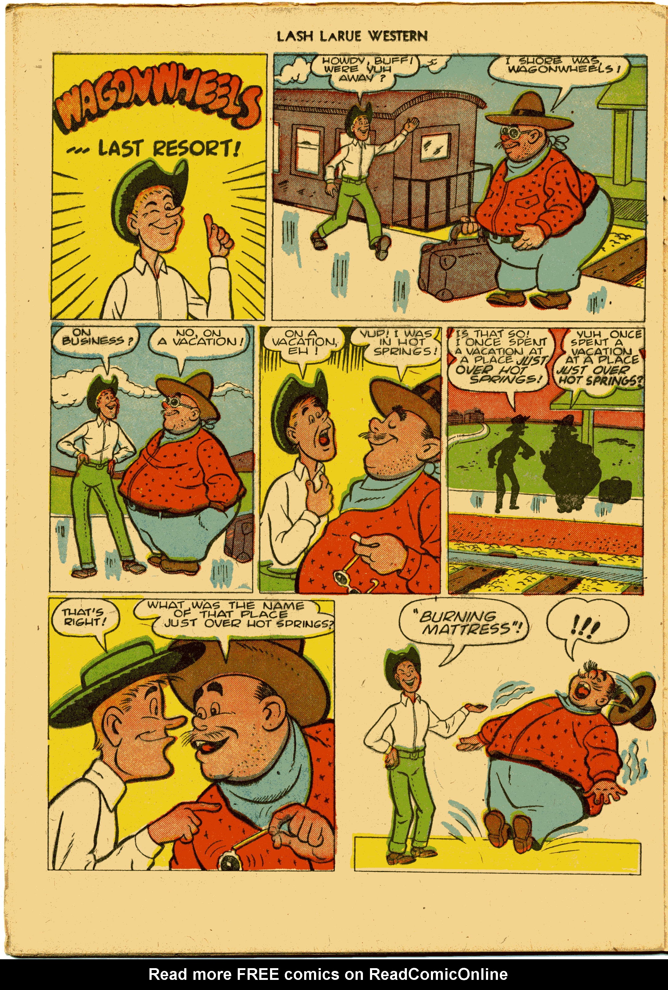 Read online Lash Larue Western (1949) comic -  Issue #27 - 24