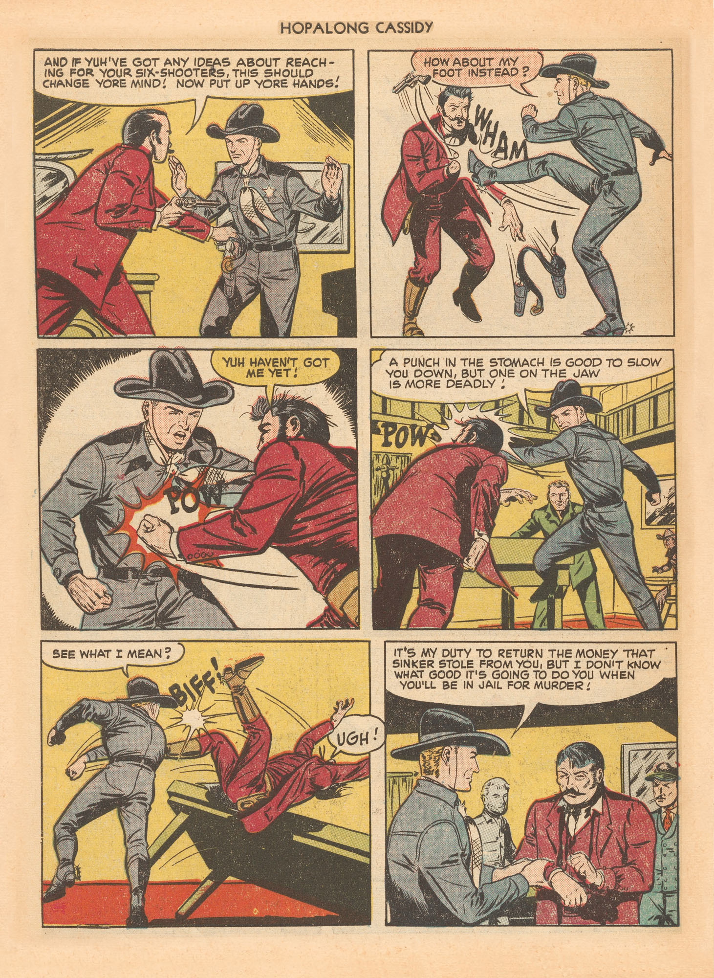 Read online Hopalong Cassidy comic -  Issue #57 - 34