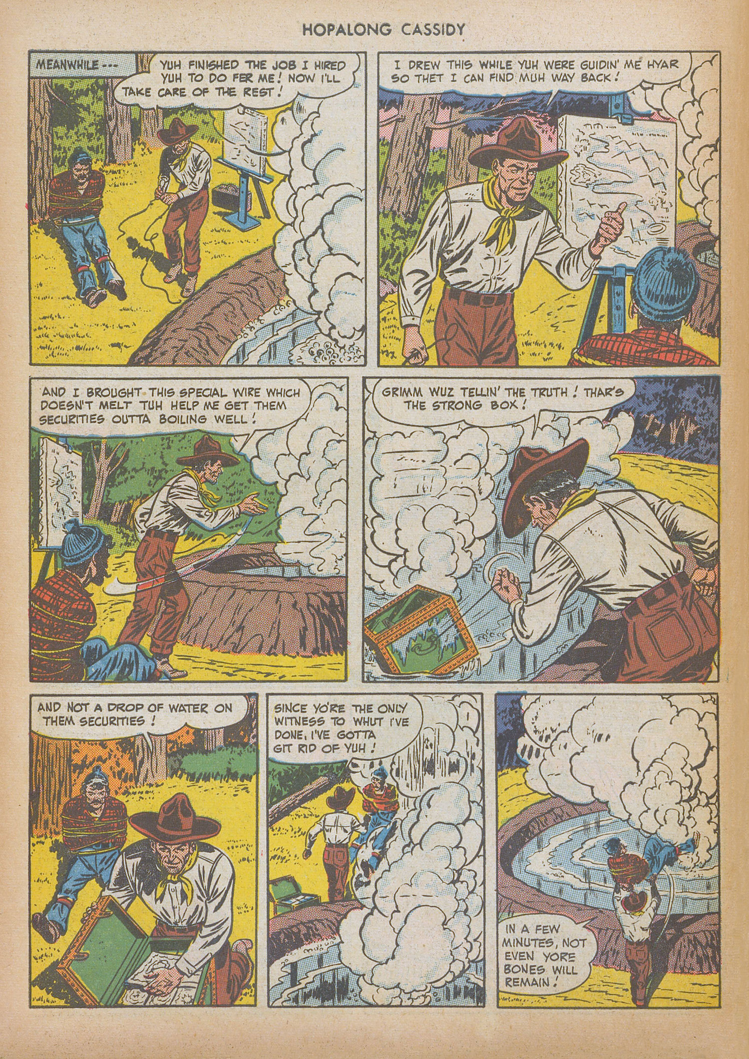 Read online Hopalong Cassidy comic -  Issue #34 - 46