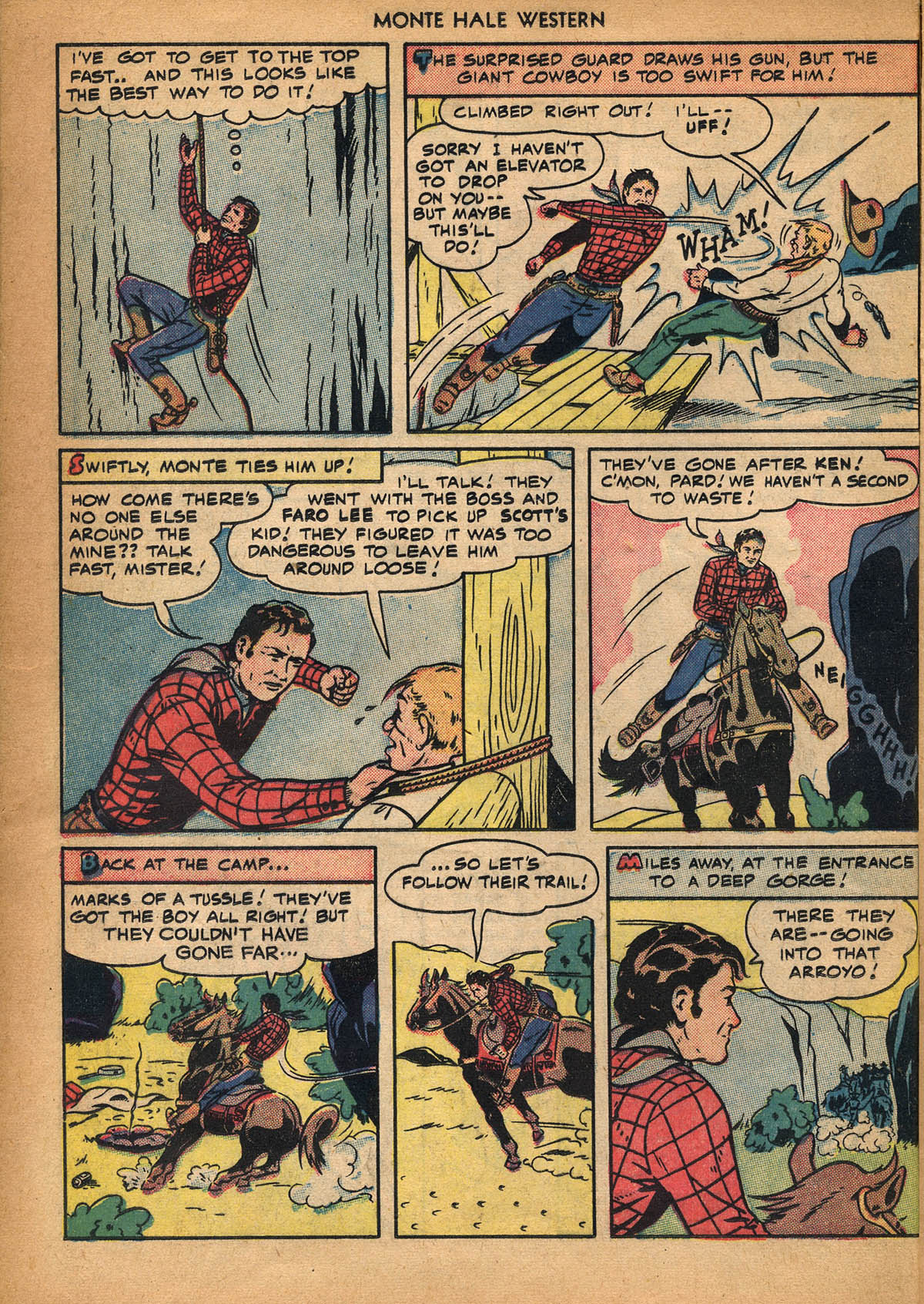 Read online Monte Hale Western comic -  Issue #44 - 25