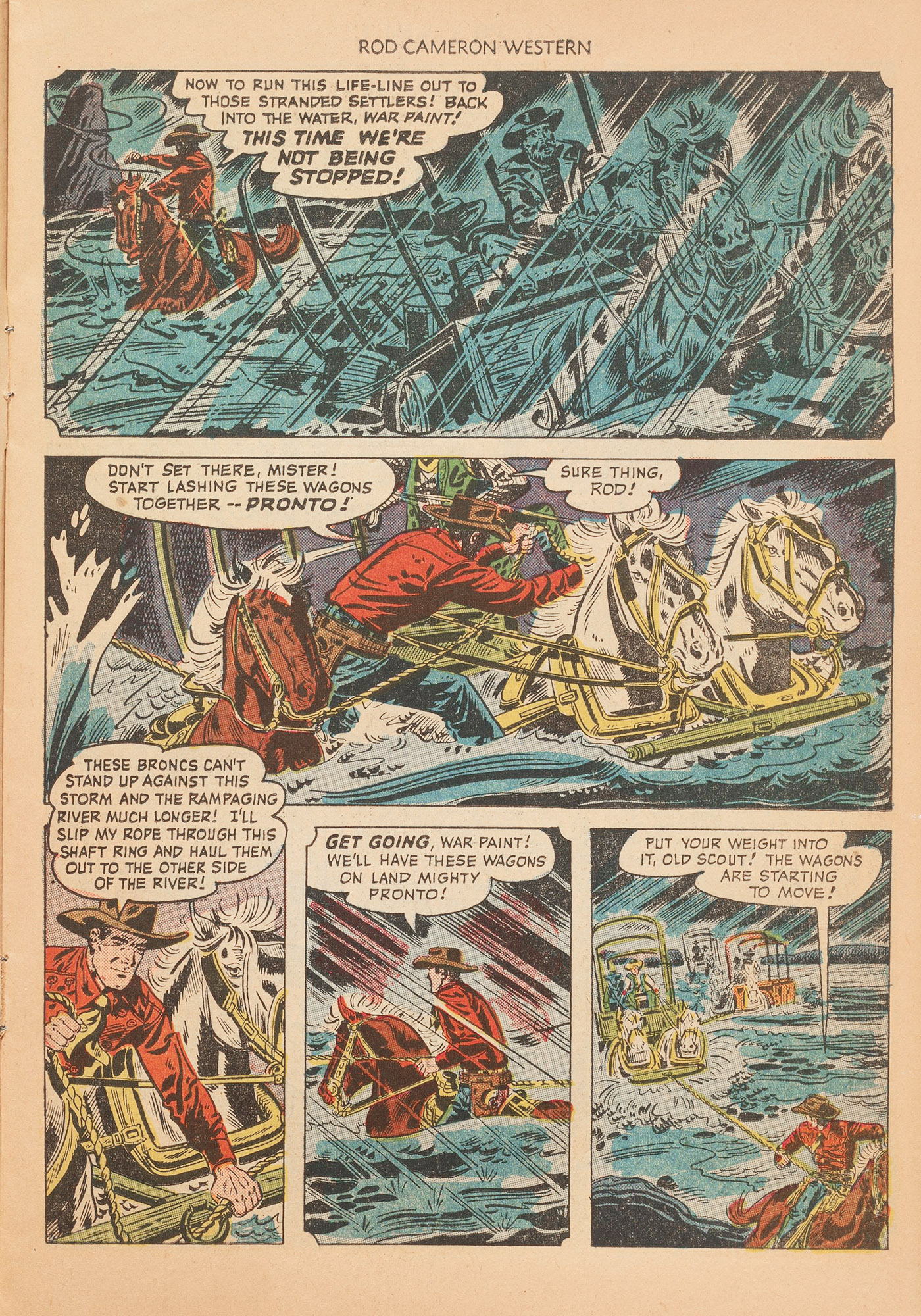 Read online Rod Cameron Western comic -  Issue #7 - 15