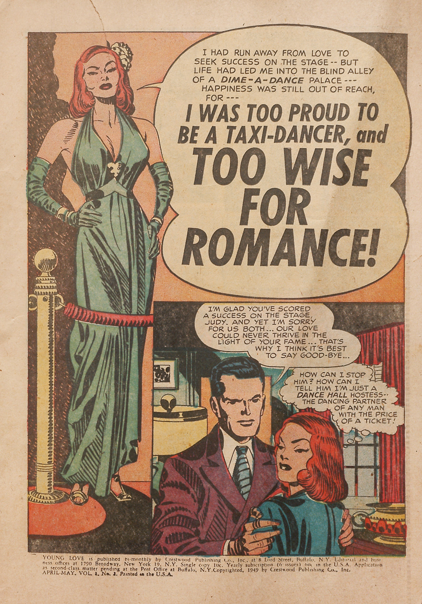 Read online Young Love (1949) comic -  Issue #2 - 3
