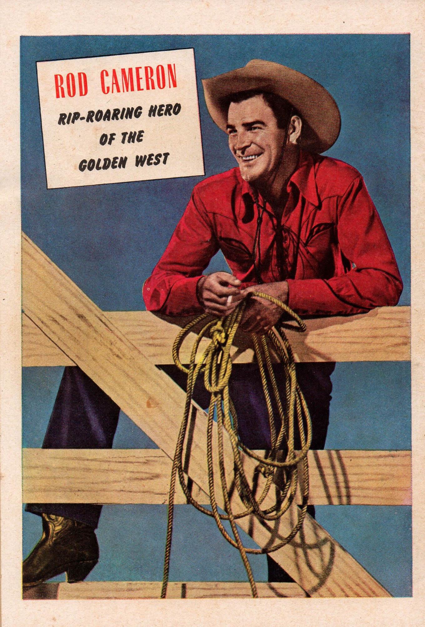 Read online Rod Cameron Western comic -  Issue #6 - 36