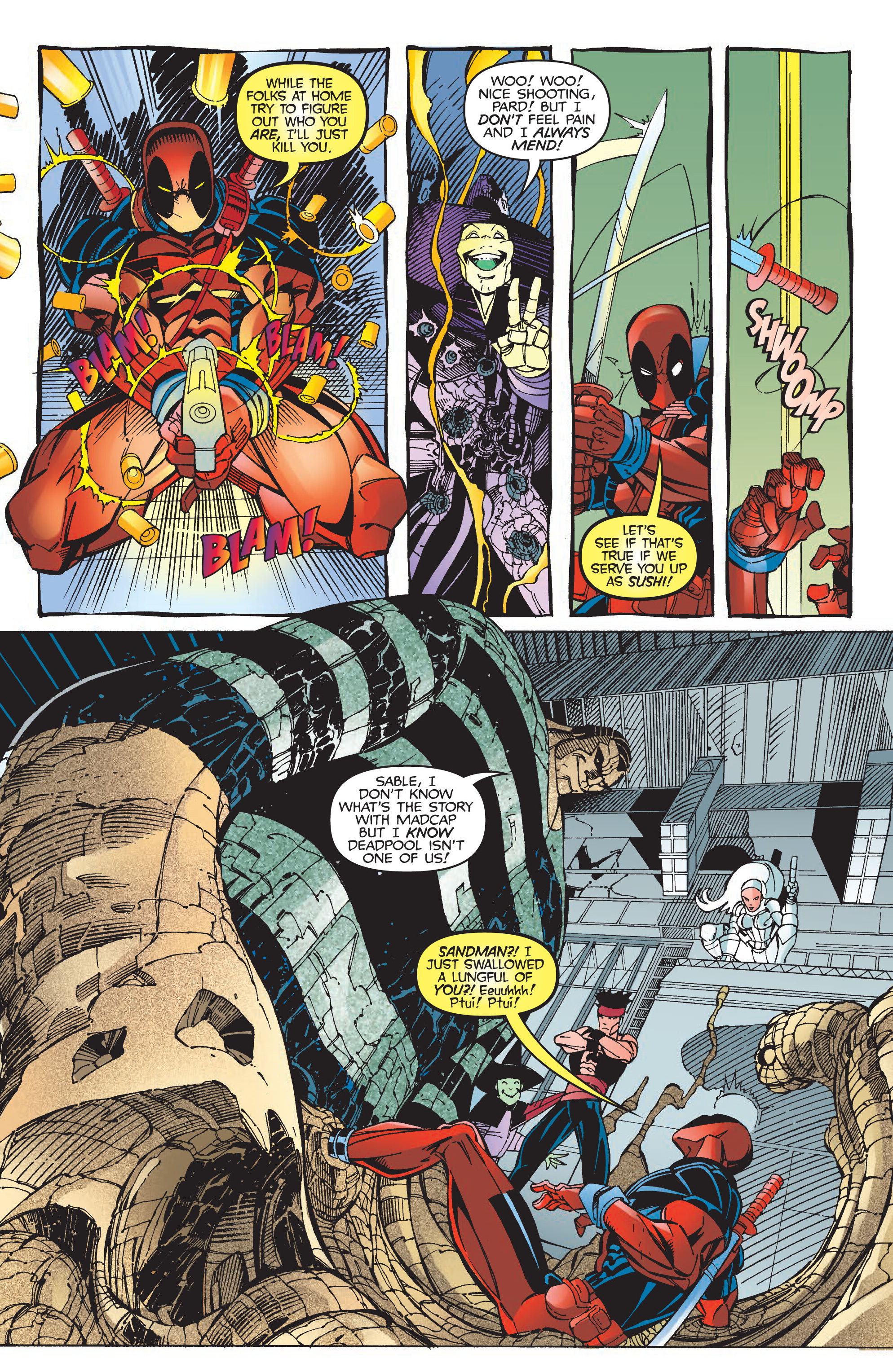 Read online Deadpool Epic Collection comic -  Issue # Drowning Man (Part 3) - 20