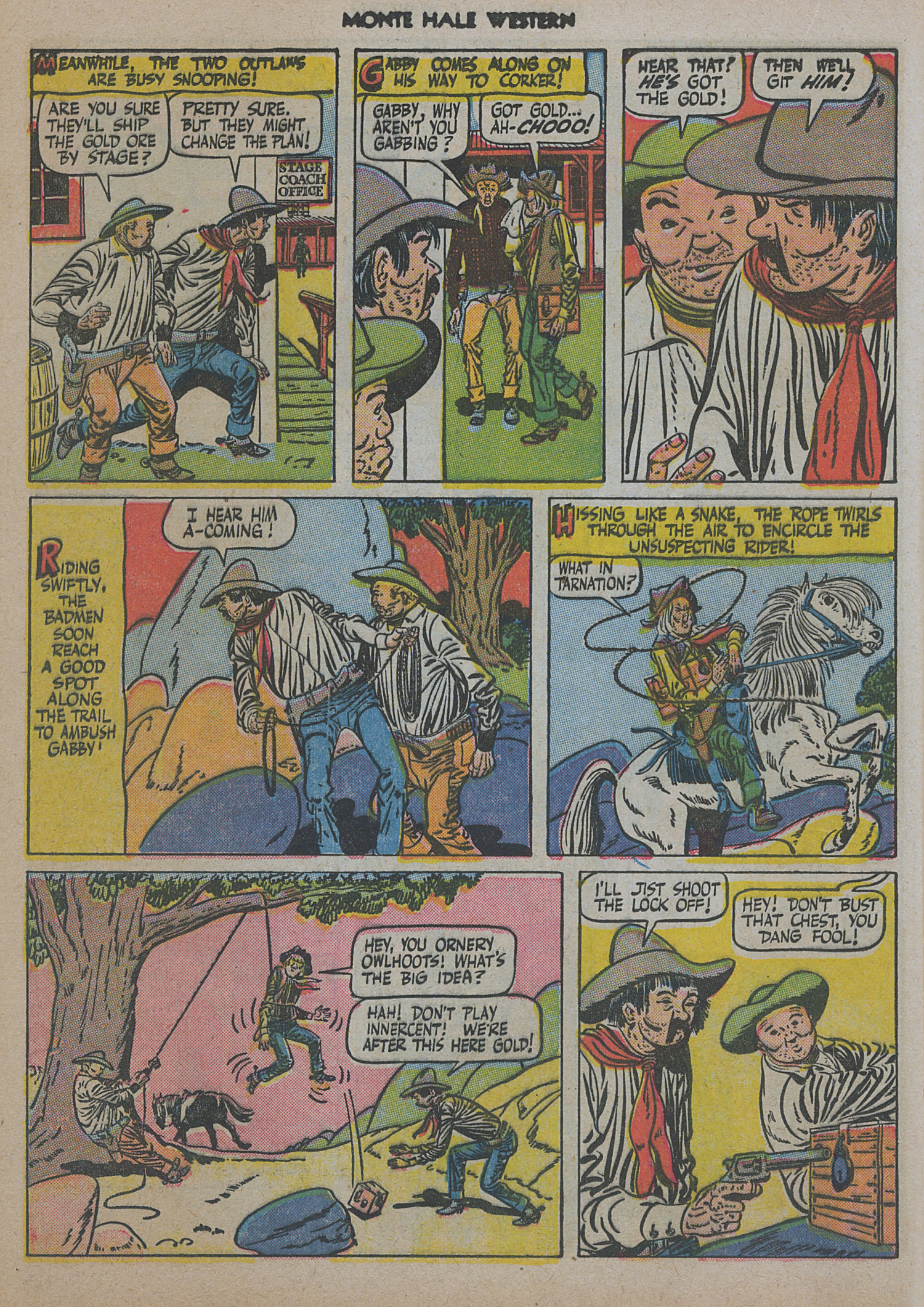 Read online Monte Hale Western comic -  Issue #48 - 16