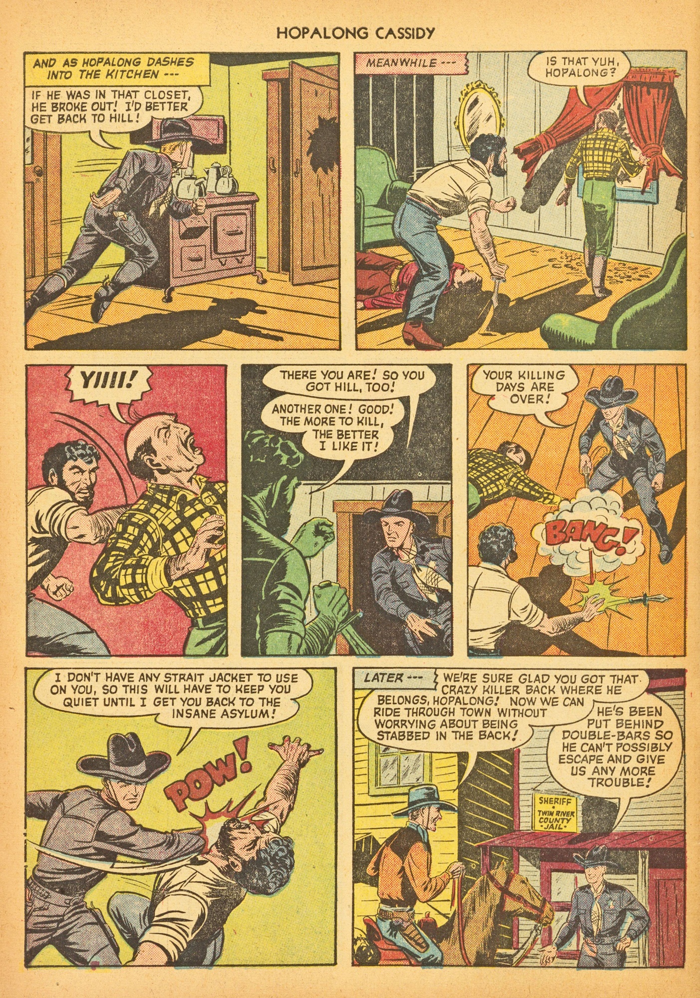 Read online Hopalong Cassidy comic -  Issue #54 - 50