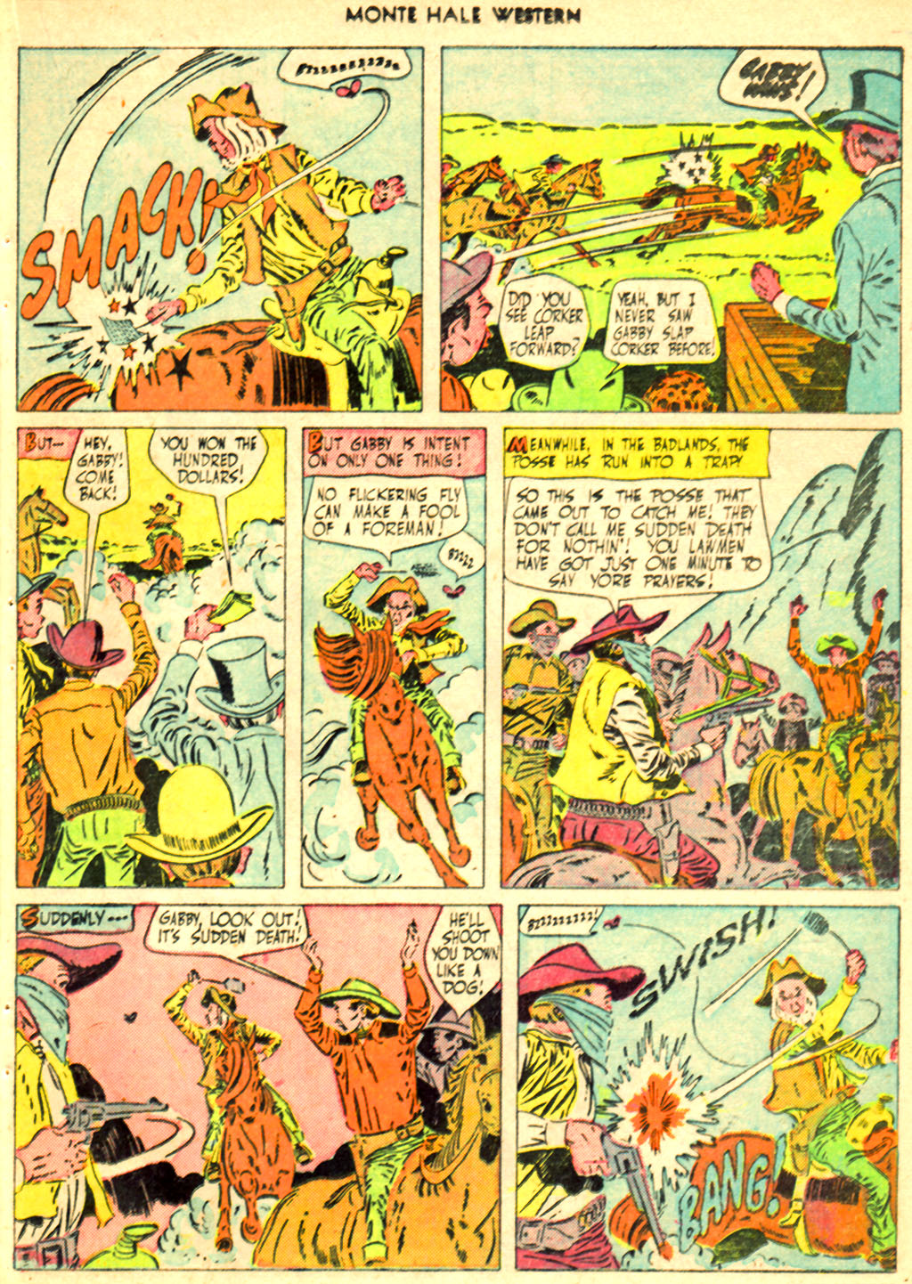 Read online Monte Hale Western comic -  Issue #61 - 21
