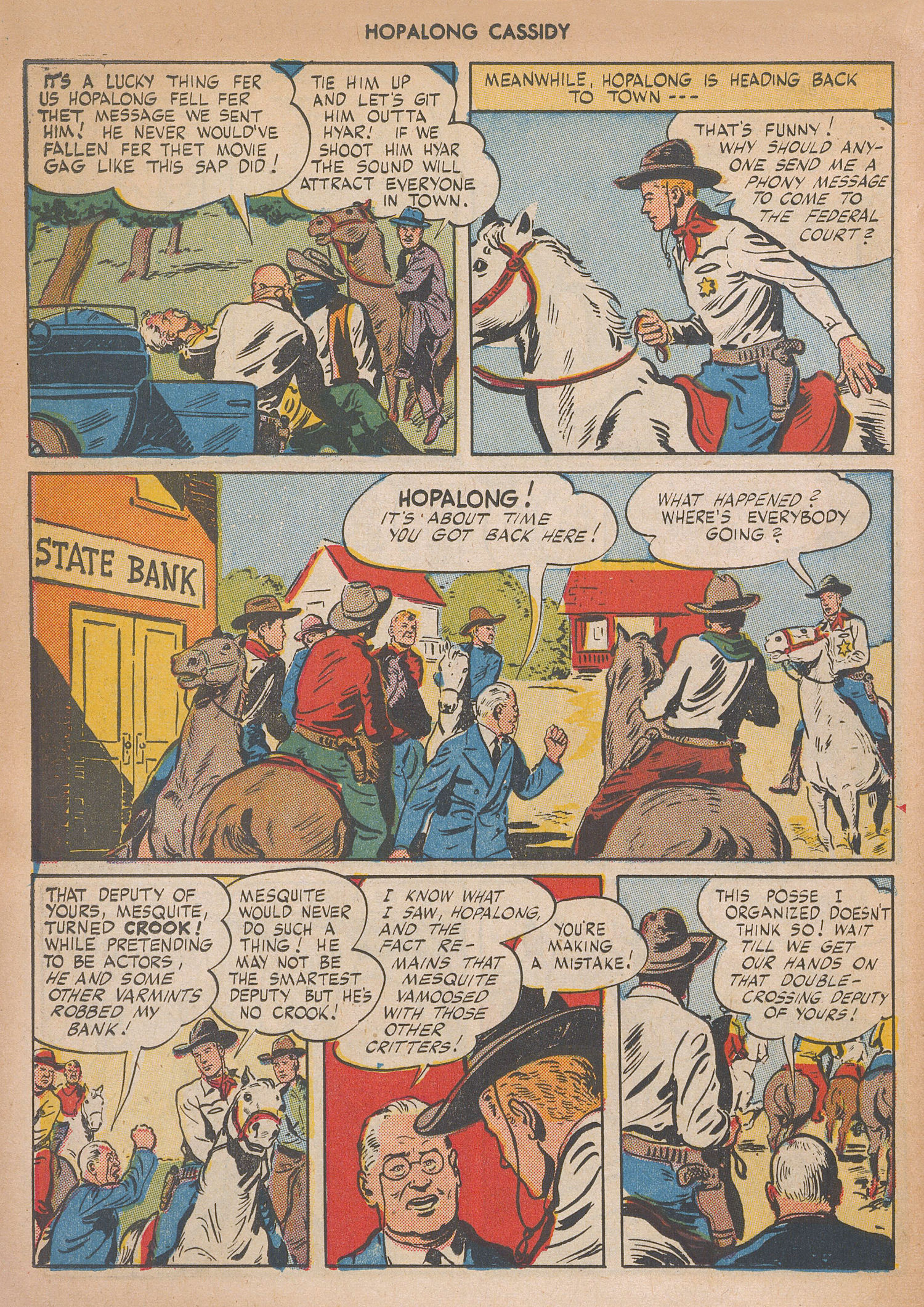 Read online Hopalong Cassidy comic -  Issue #4 - 36