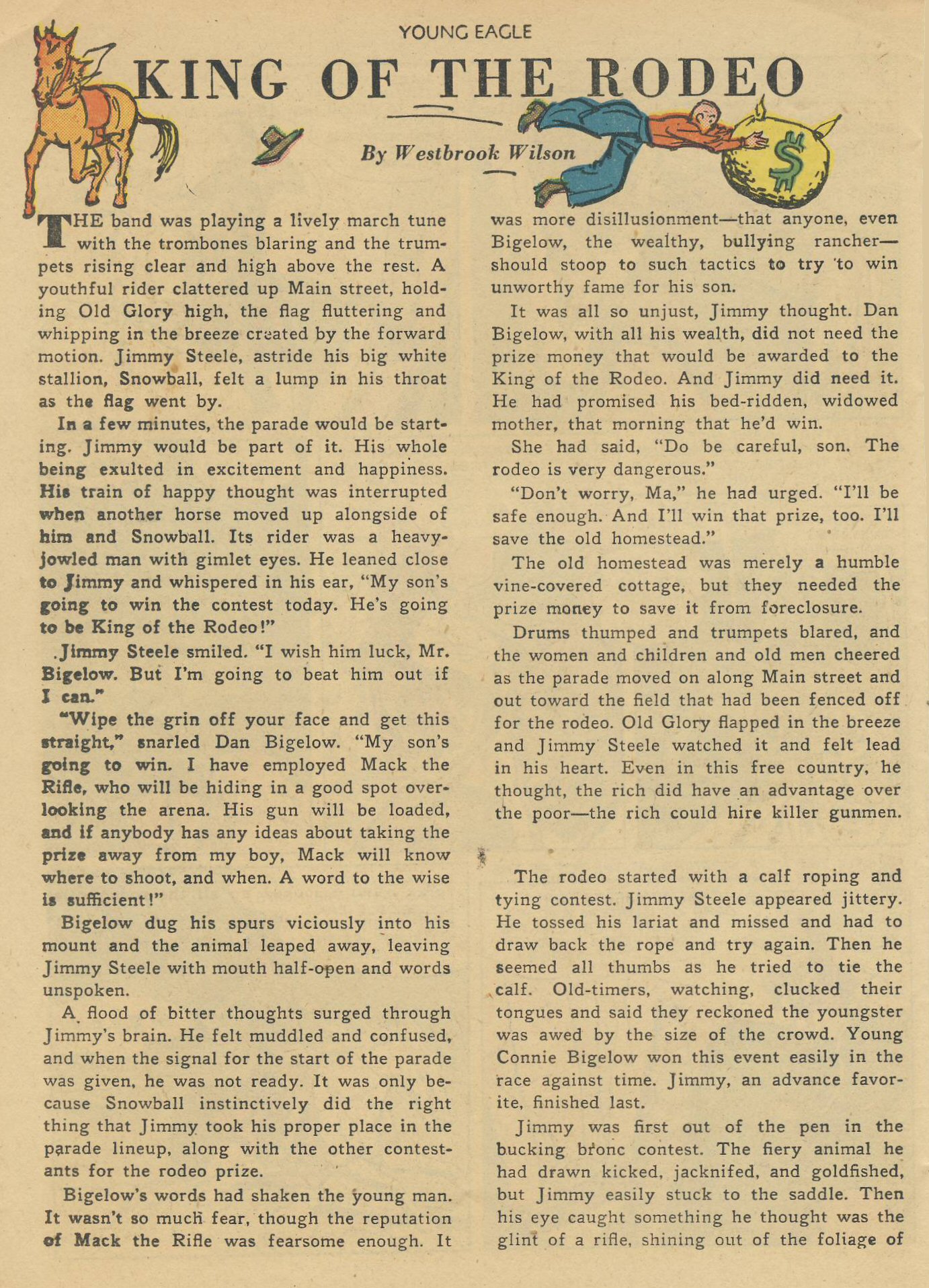 Read online Young Eagle comic -  Issue #1 - 26