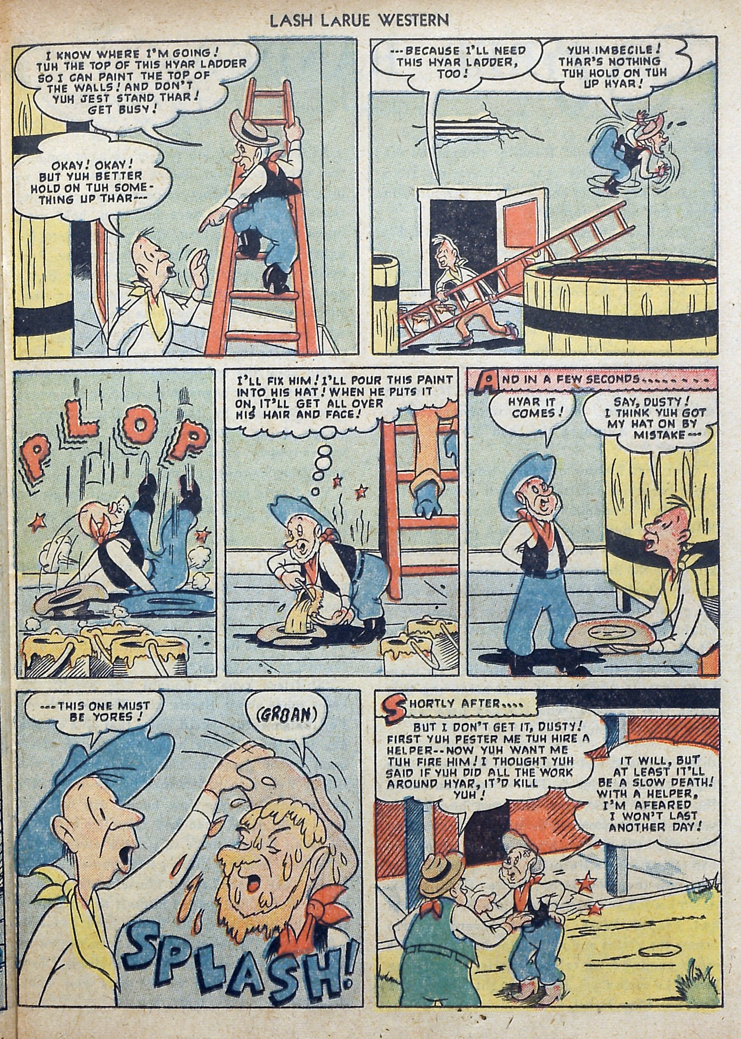 Read online Lash Larue Western (1949) comic -  Issue #3 - 25