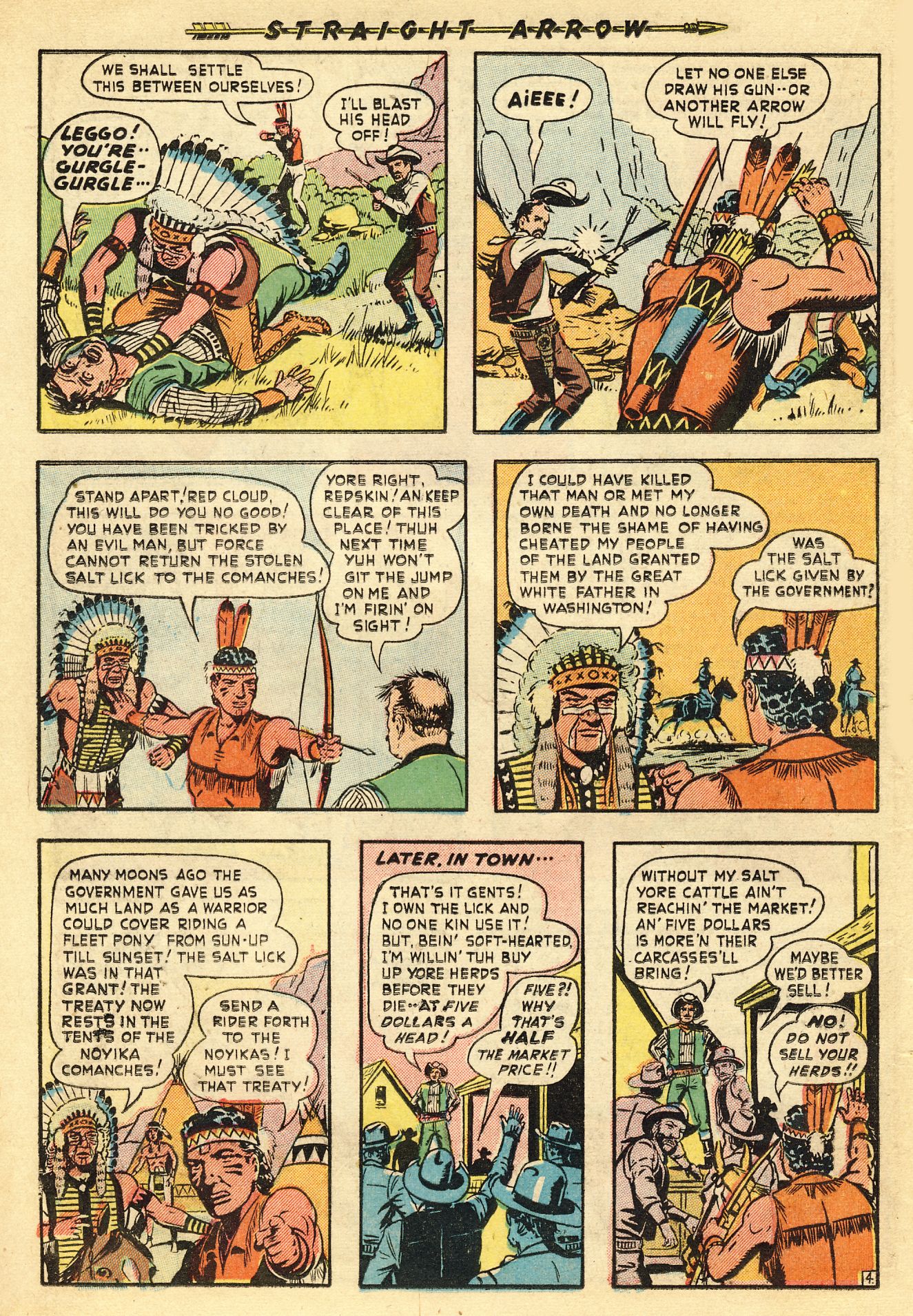Read online Straight Arrow comic -  Issue #11 - 14