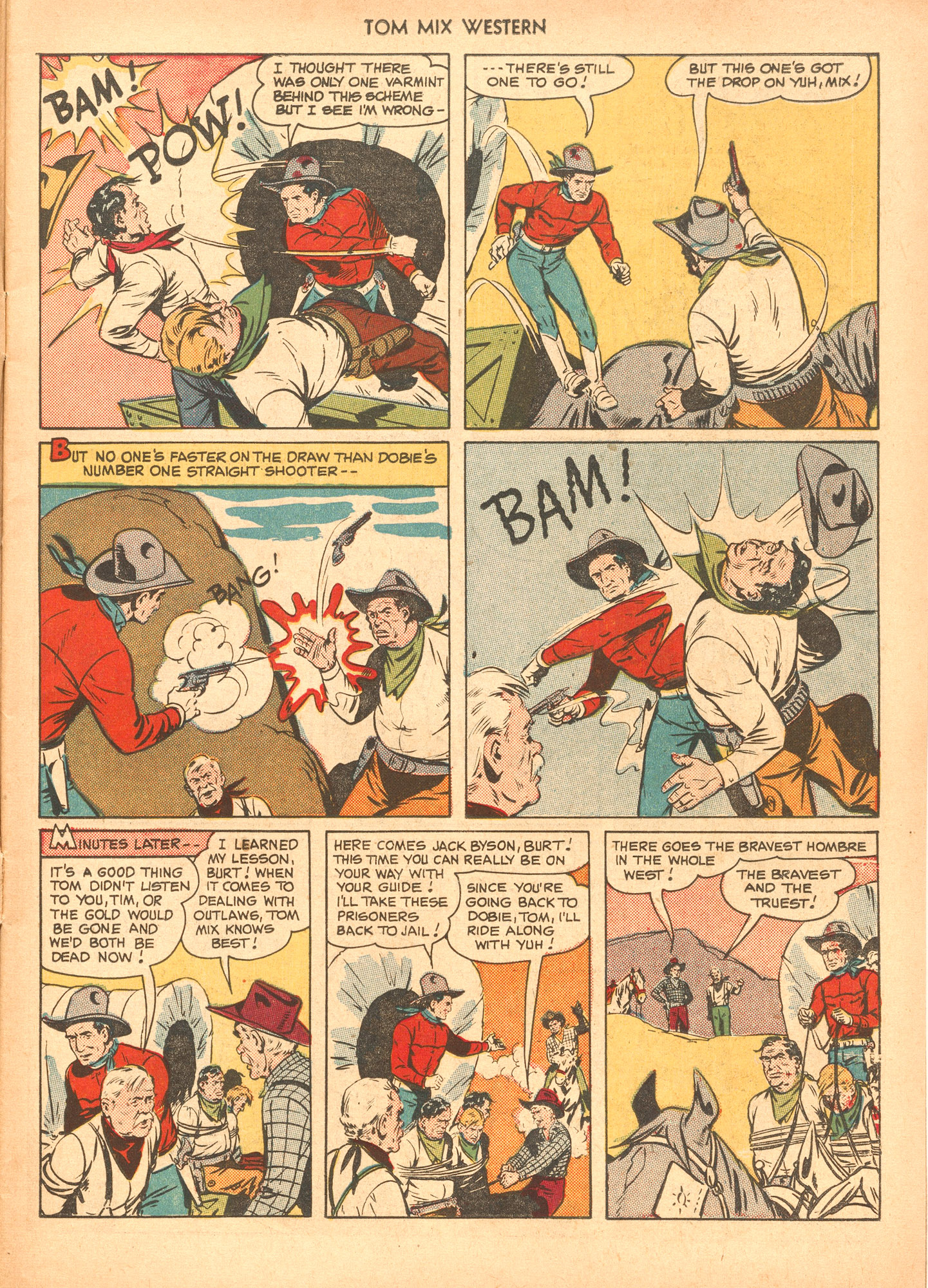 Read online Tom Mix Western (1948) comic -  Issue #36 - 11