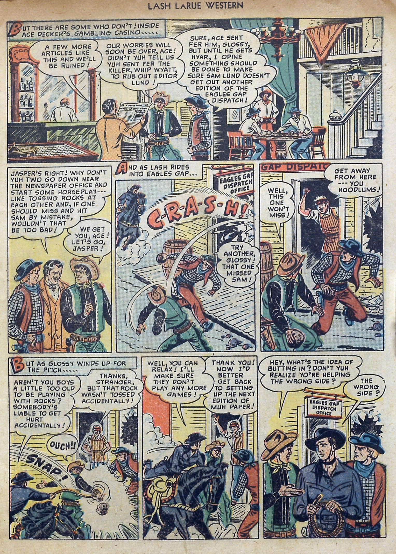 Read online Lash Larue Western (1949) comic -  Issue #3 - 5
