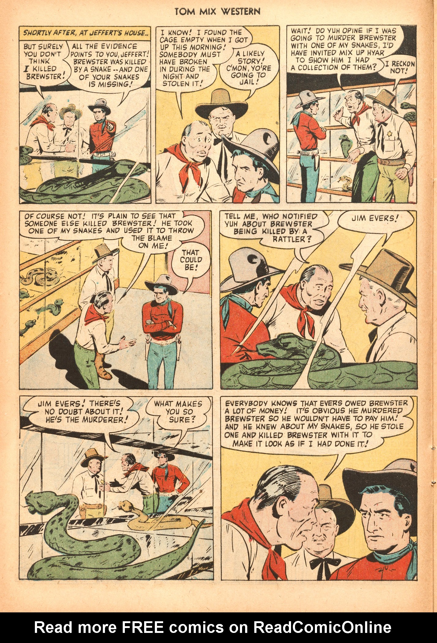 Read online Tom Mix Western (1948) comic -  Issue #40 - 20