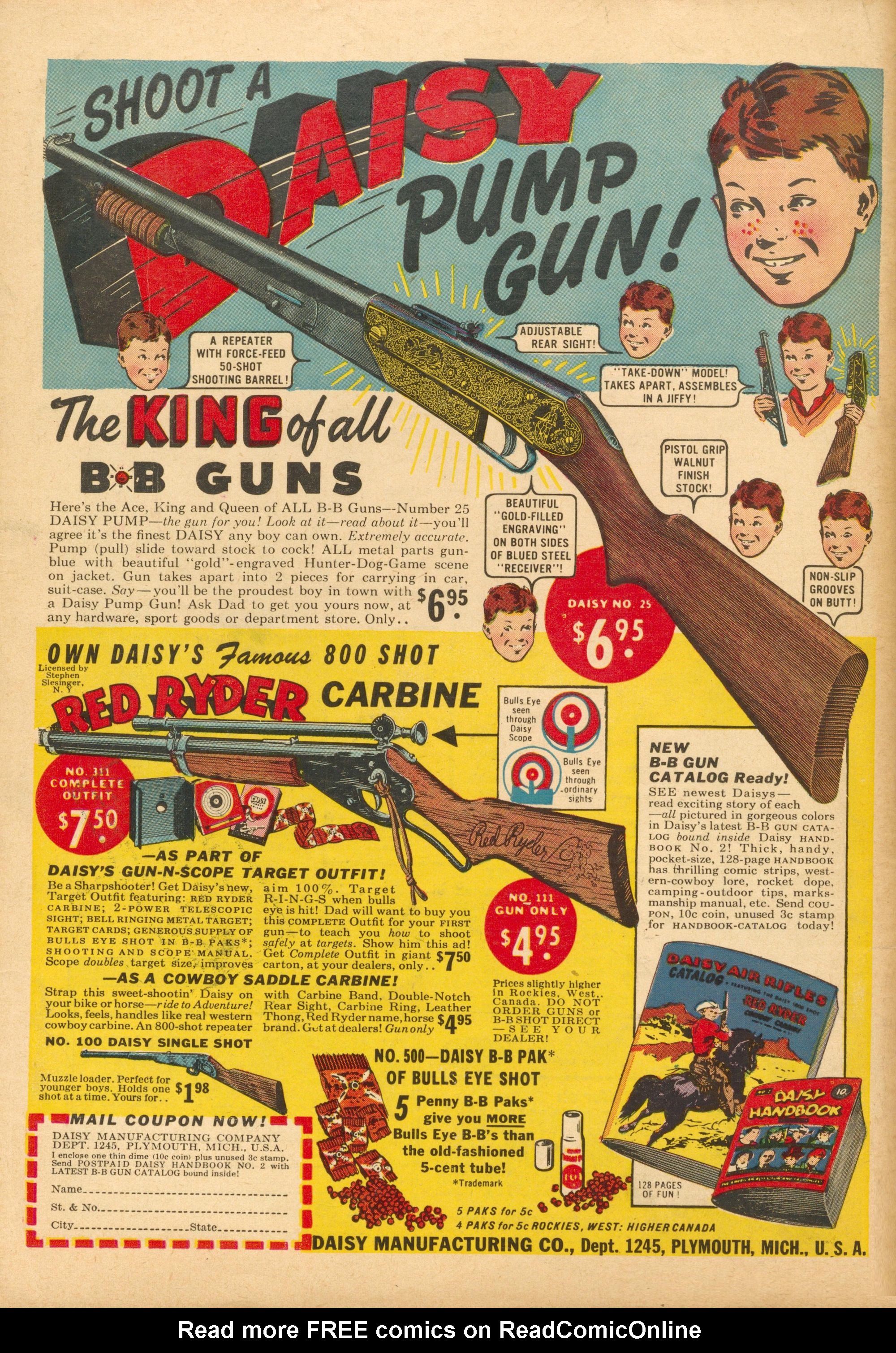 Read online Tom Mix Western (1948) comic -  Issue #28 - 52