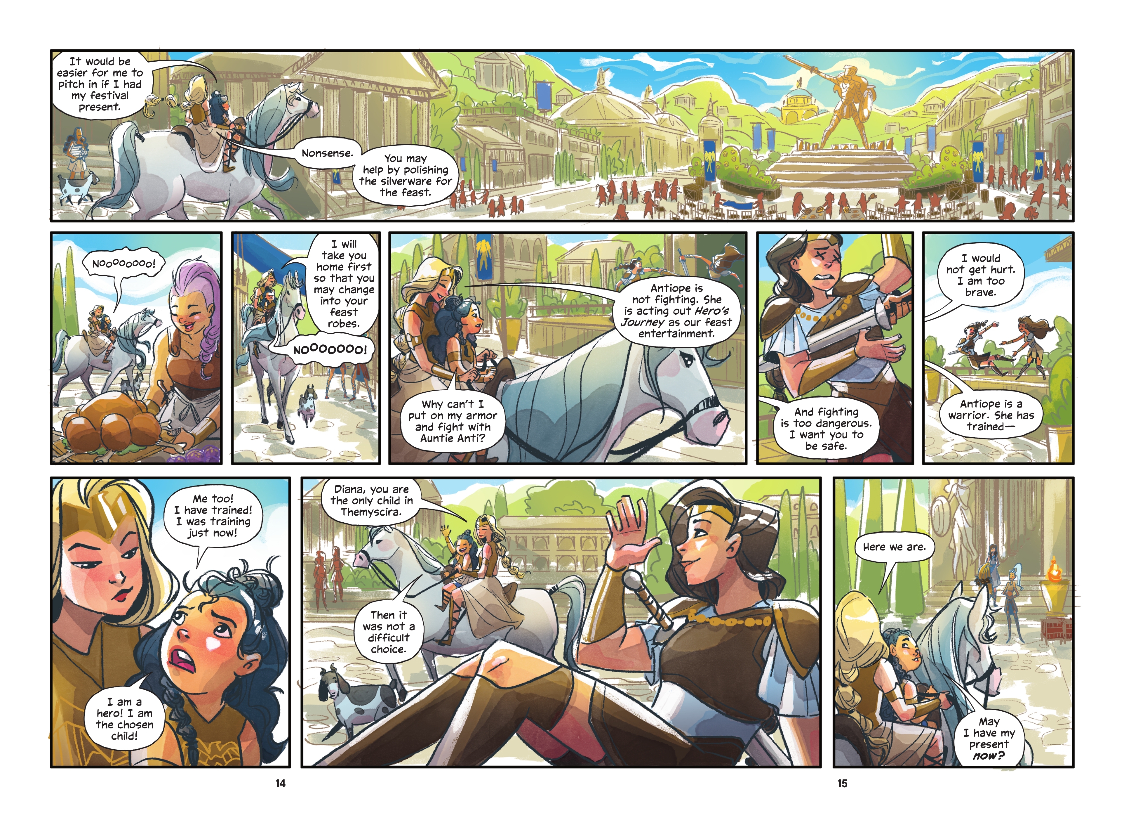 Read online Diana and the Hero's Journey comic -  Issue # TPB - 12