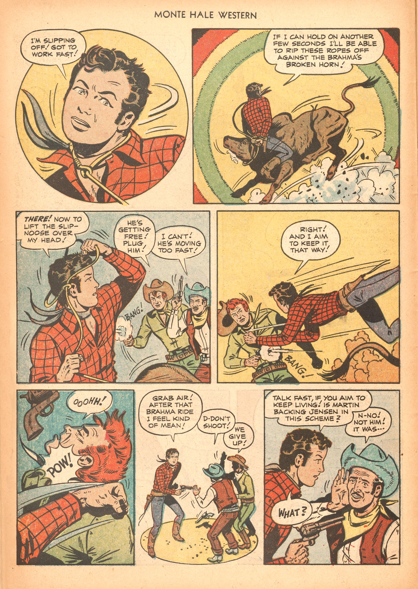 Read online Monte Hale Western comic -  Issue #64 - 10