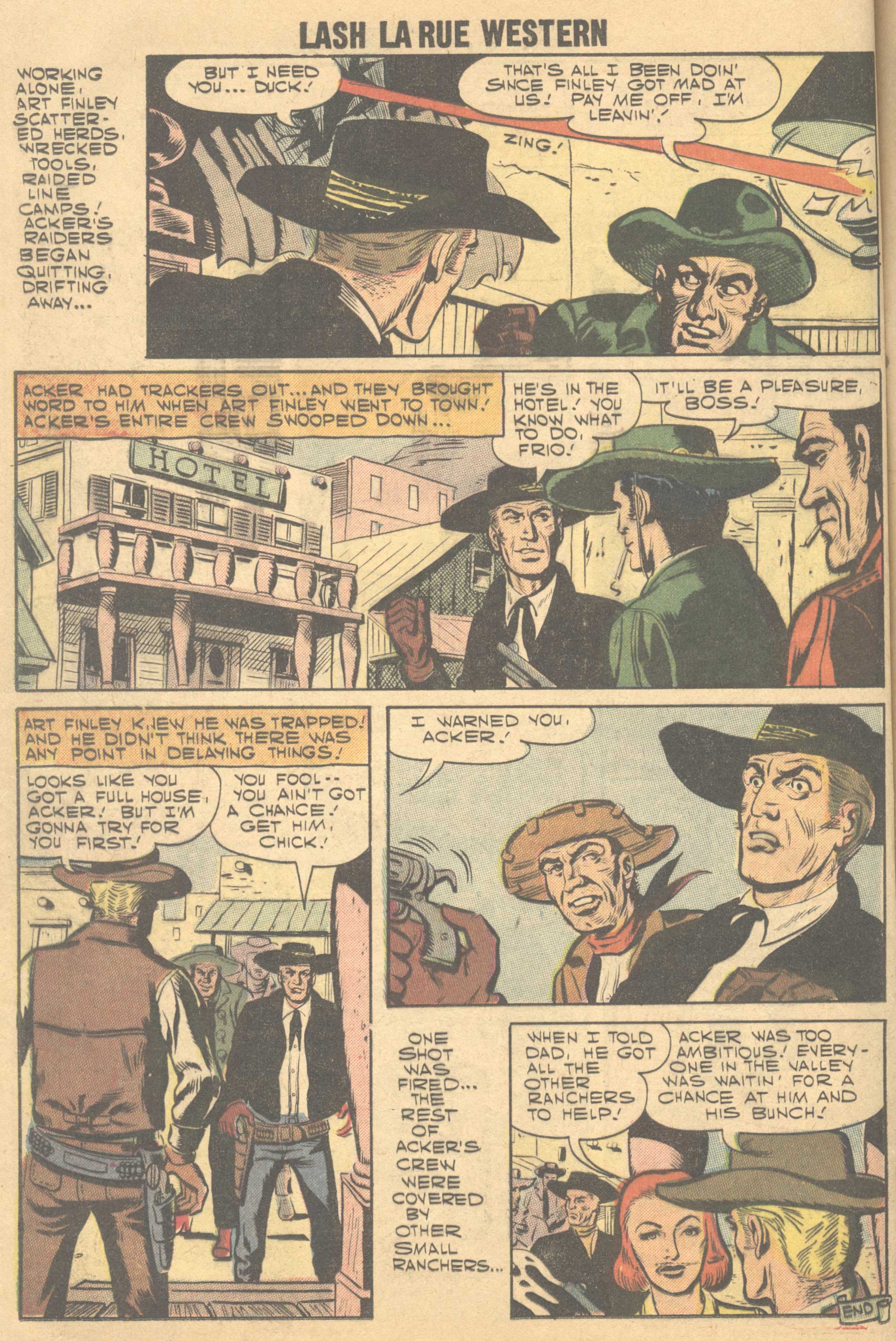 Read online Lash Larue Western (1949) comic -  Issue #66 - 25