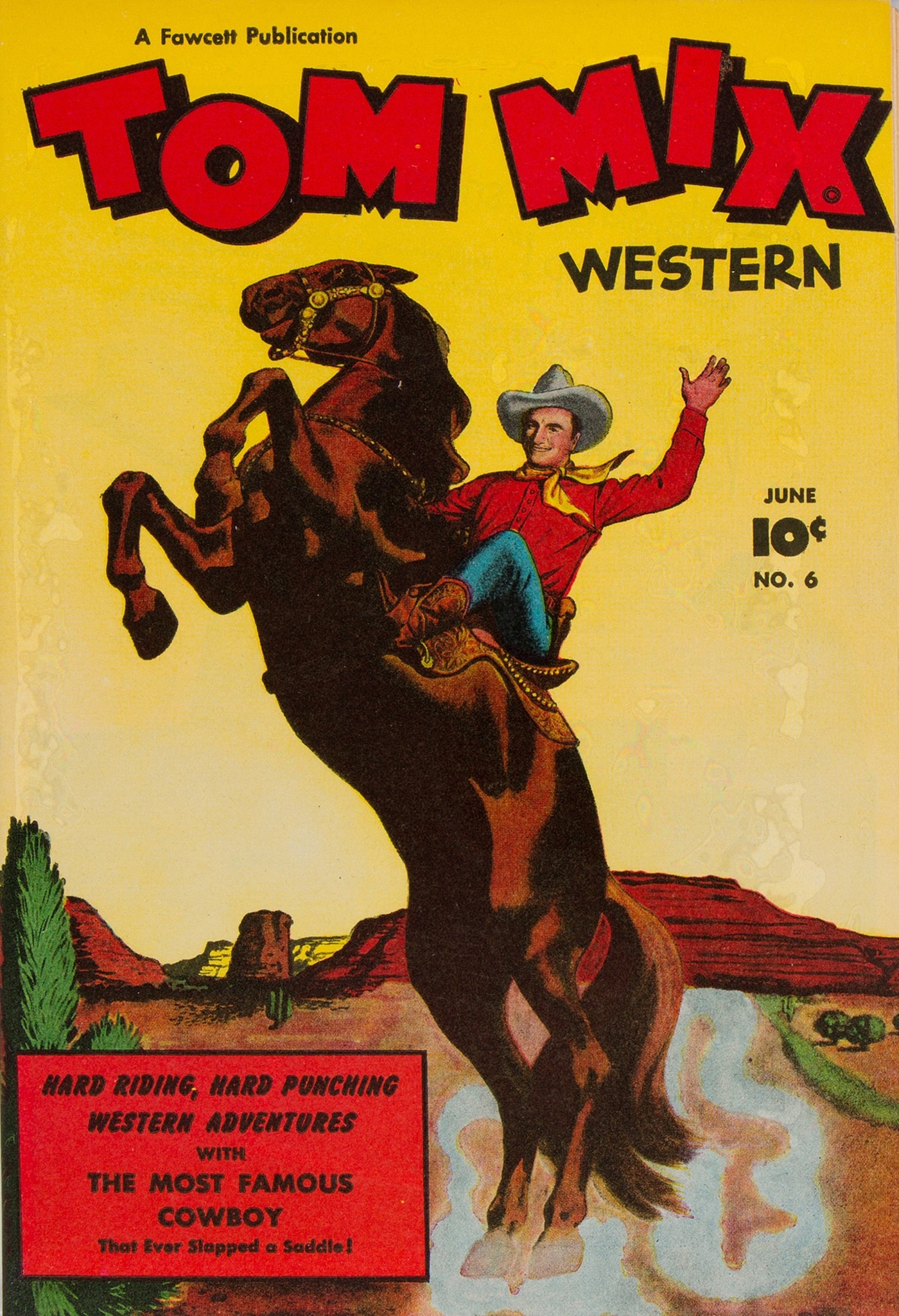 Read online Tom Mix Western (1948) comic -  Issue #6 - 1