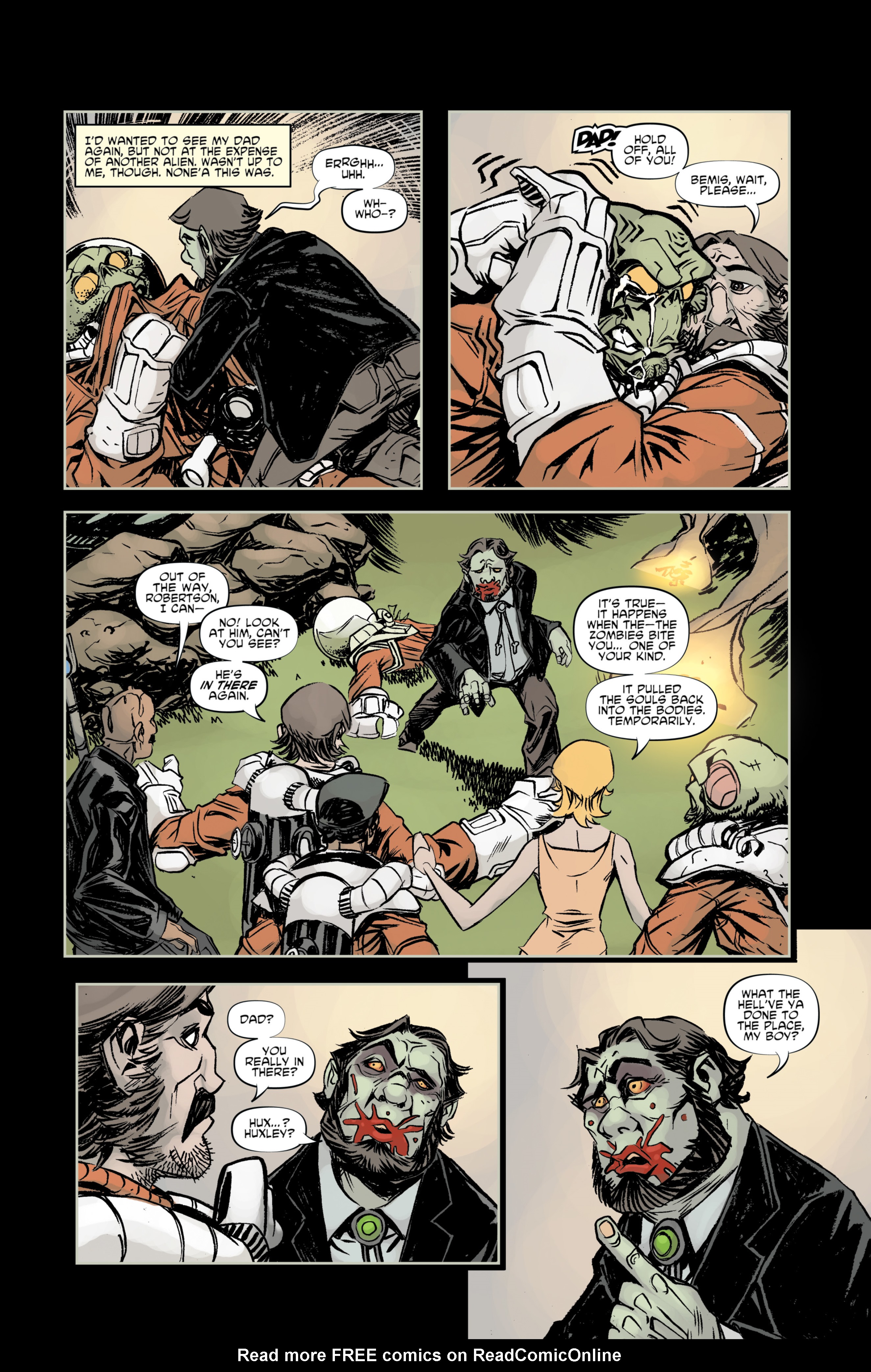 Read online The Colonized: Zombies vs. Aliens comic -  Issue # TPB - 87