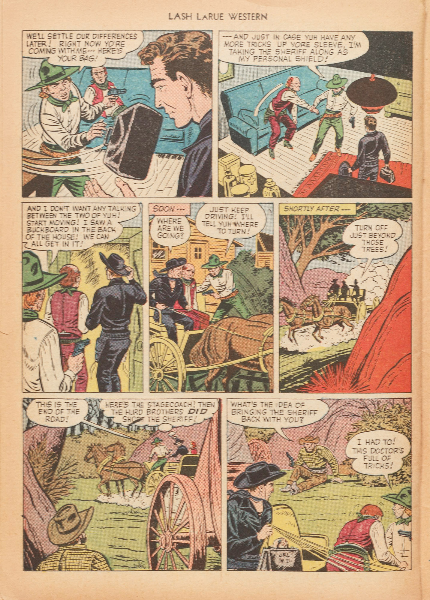 Read online Lash Larue Western (1949) comic -  Issue #15 - 42