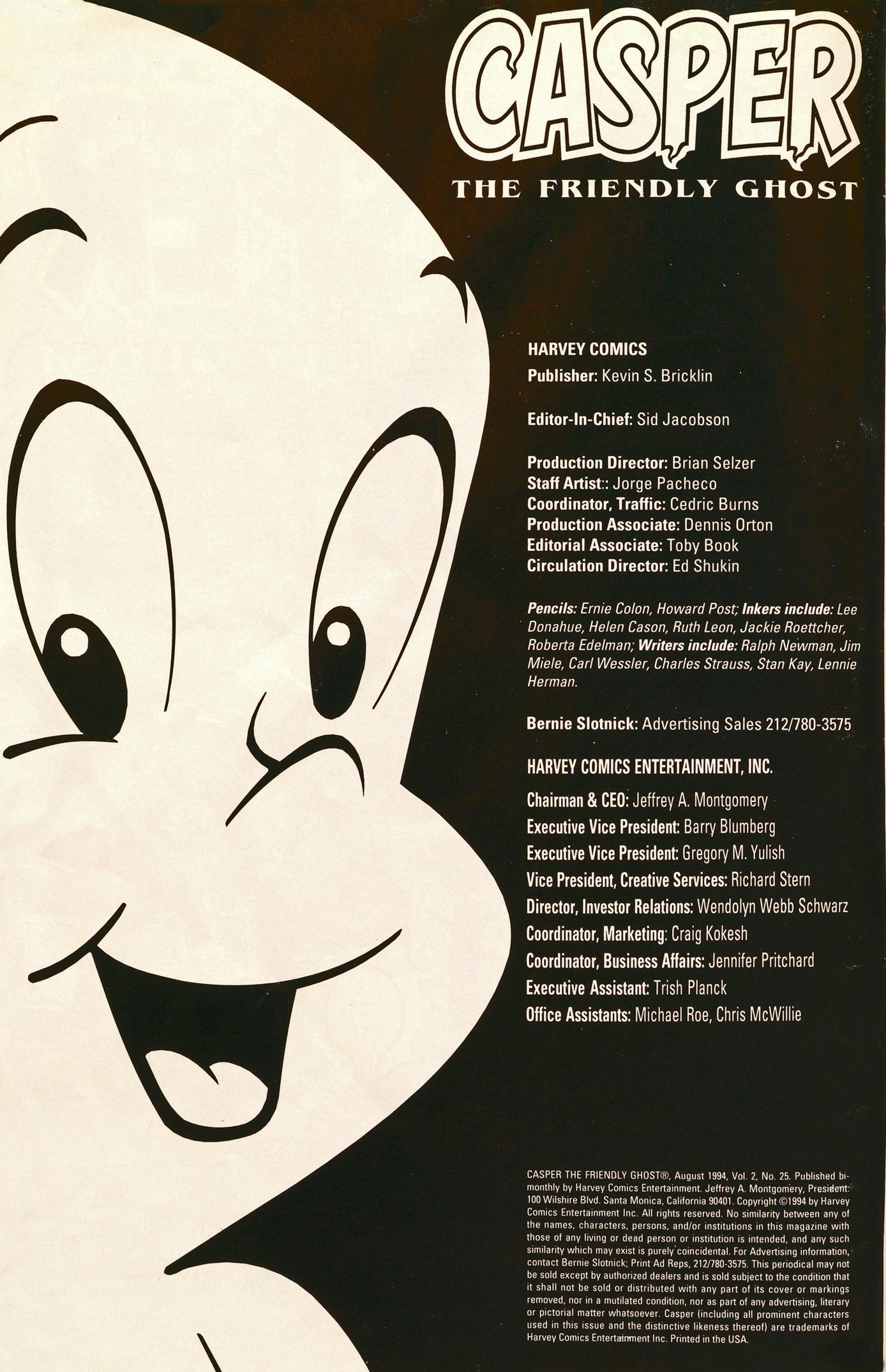 Read online Casper the Friendly Ghost (1991) comic -  Issue #25 - 2