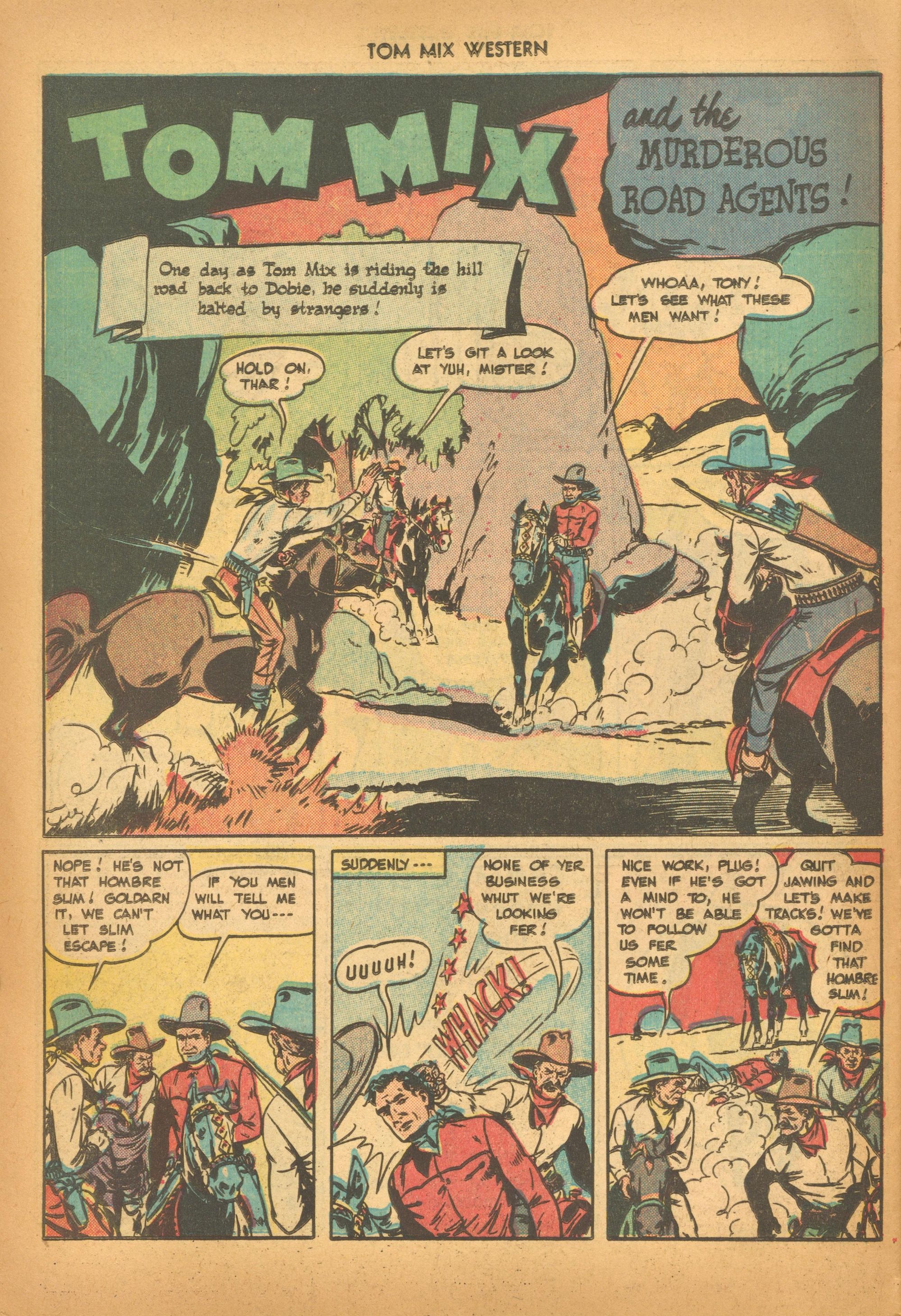 Read online Tom Mix Western (1948) comic -  Issue #19 - 30
