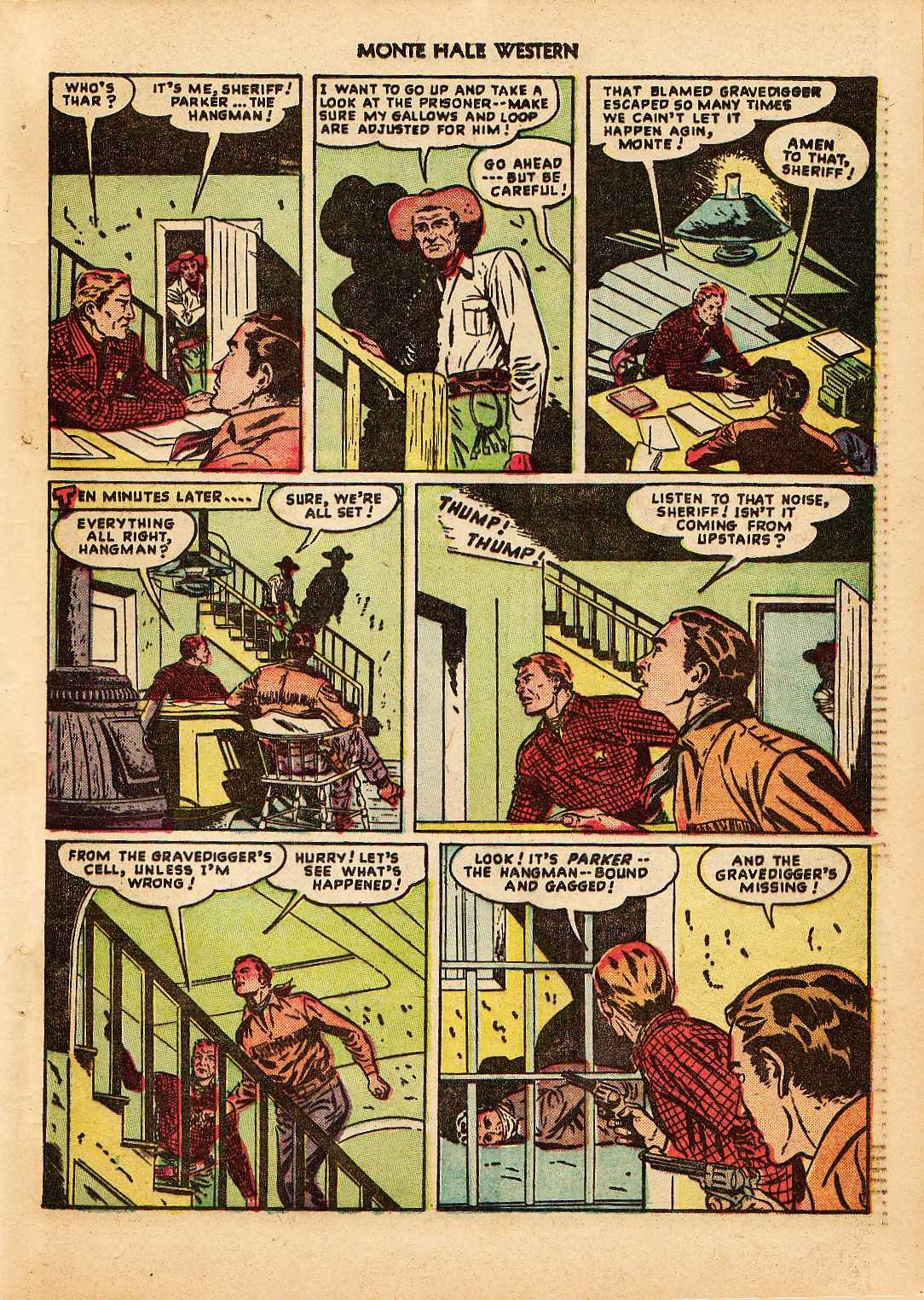 Read online Monte Hale Western comic -  Issue #38 - 40