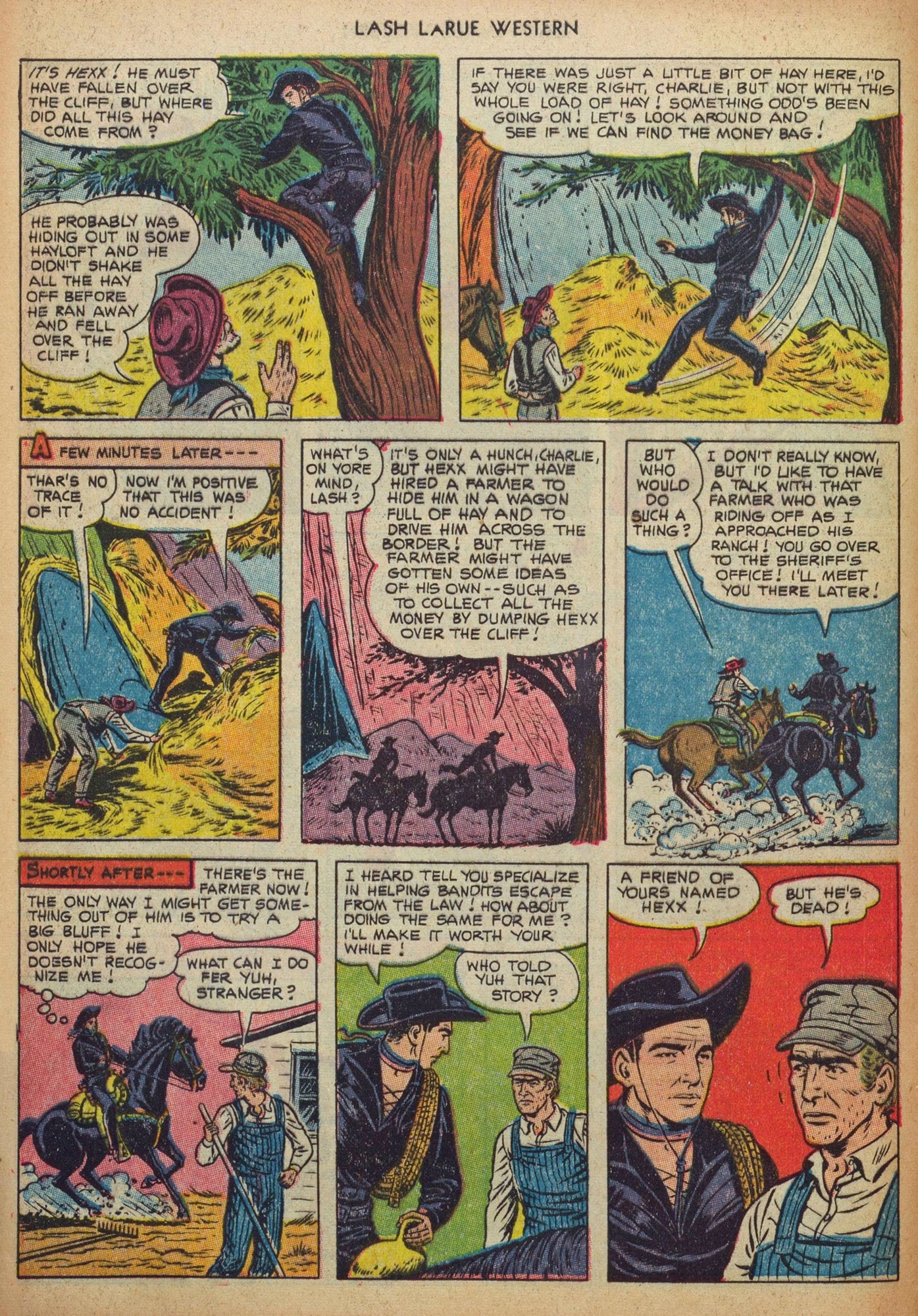 Read online Lash Larue Western (1949) comic -  Issue #37 - 8