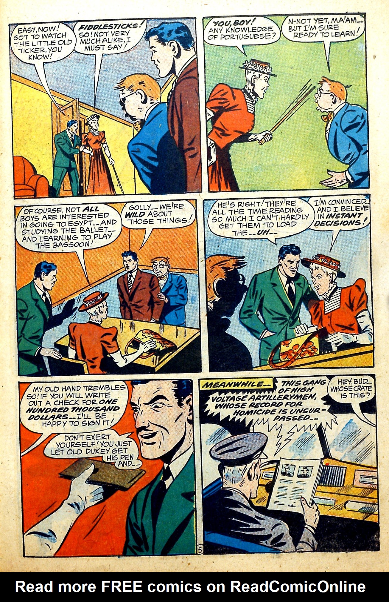 Read online Exciting Comics comic -  Issue #50 - 26